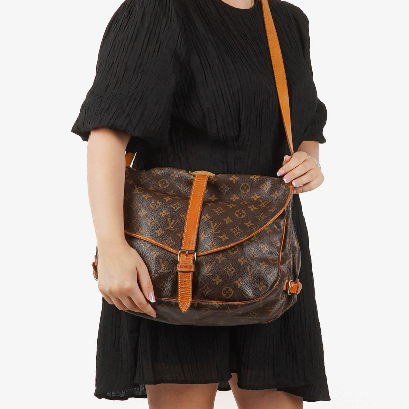 Louis Vuitton Saumur Monogram Canvas 35 Bag
