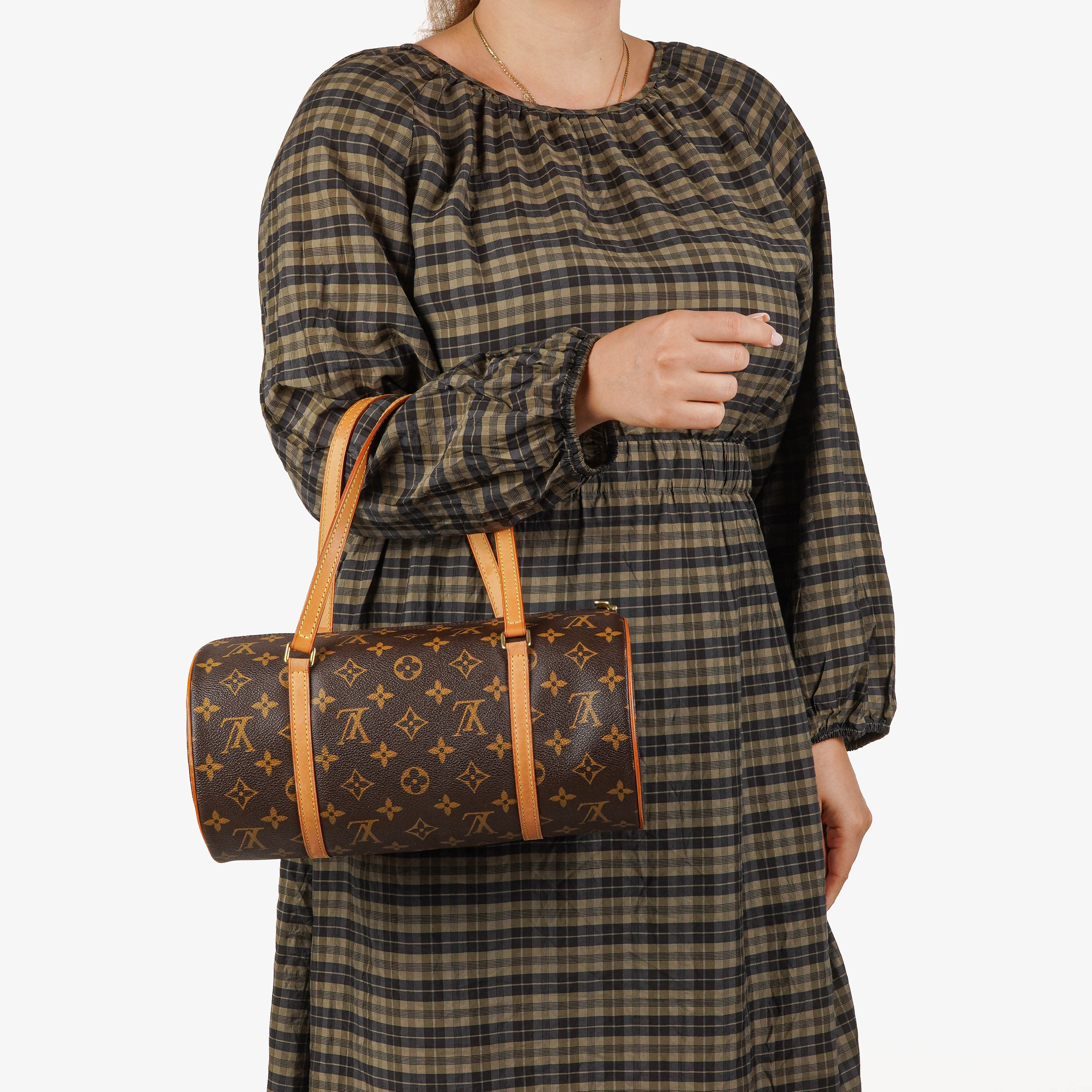 Louis Vuitton Papillon 30 Vintage Monogram Canvas Handbag