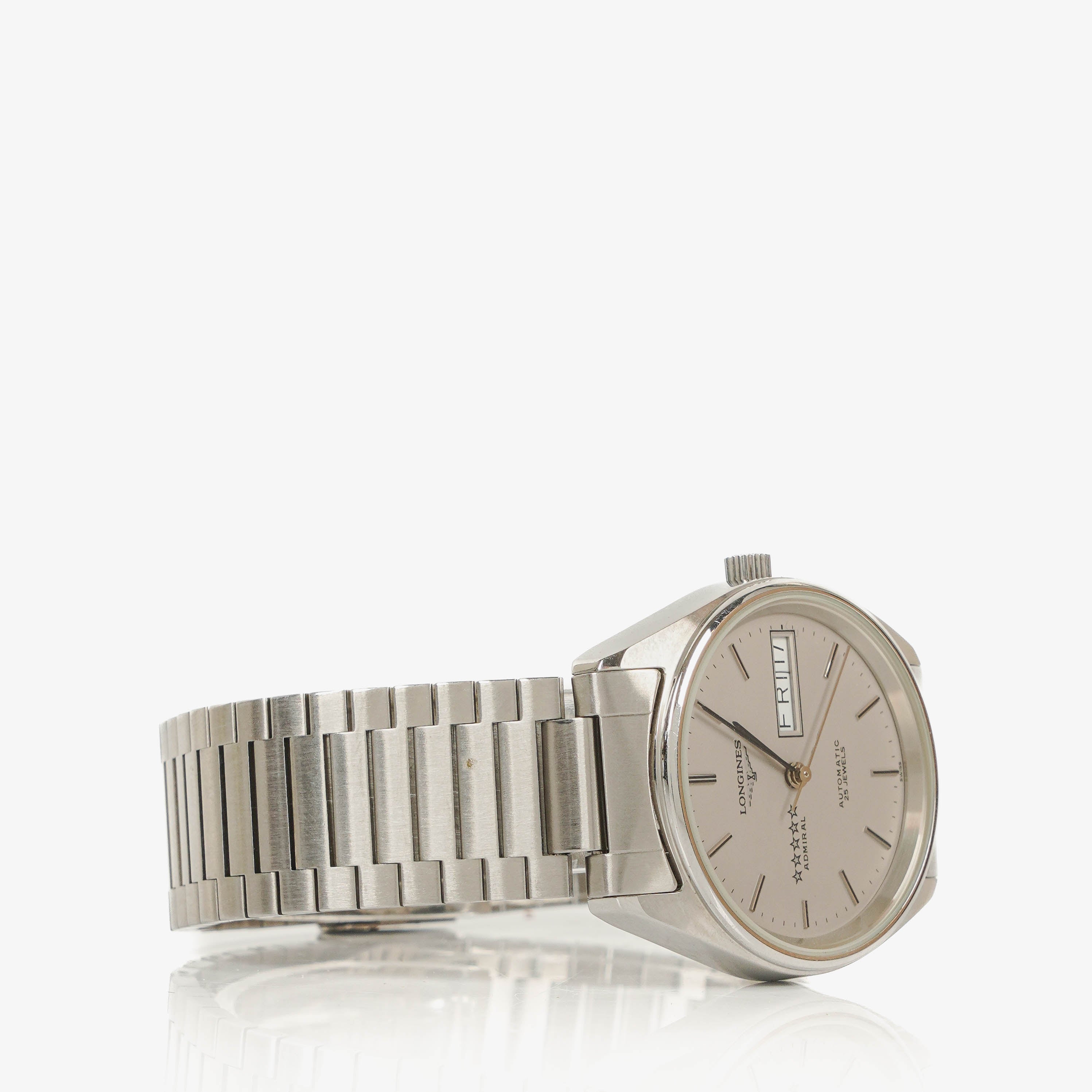 Longines Admiral 5 Star 33MM Edelstahl-Uhr