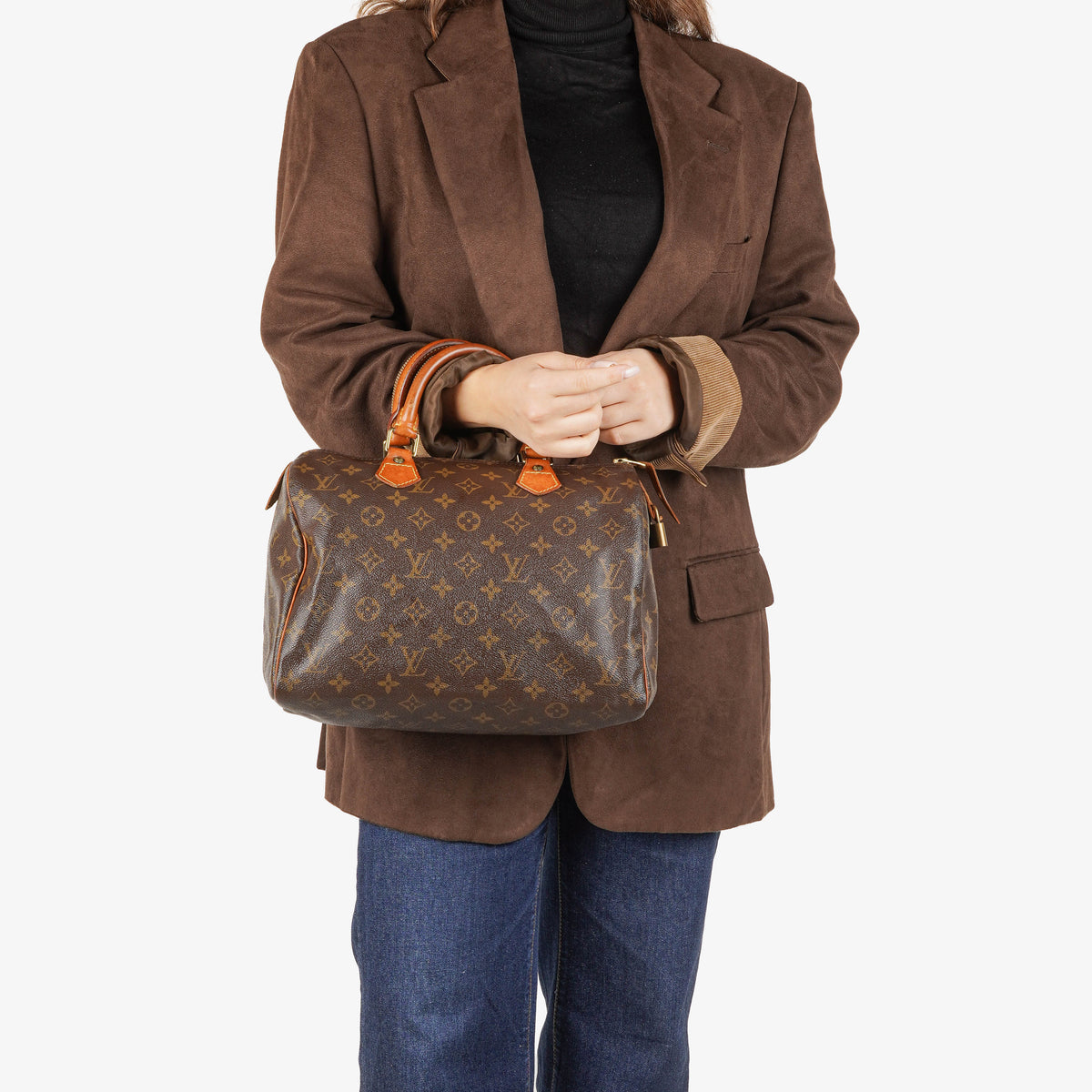 Louis Vuitton Speedy 30 Monogram Canvas Handbag