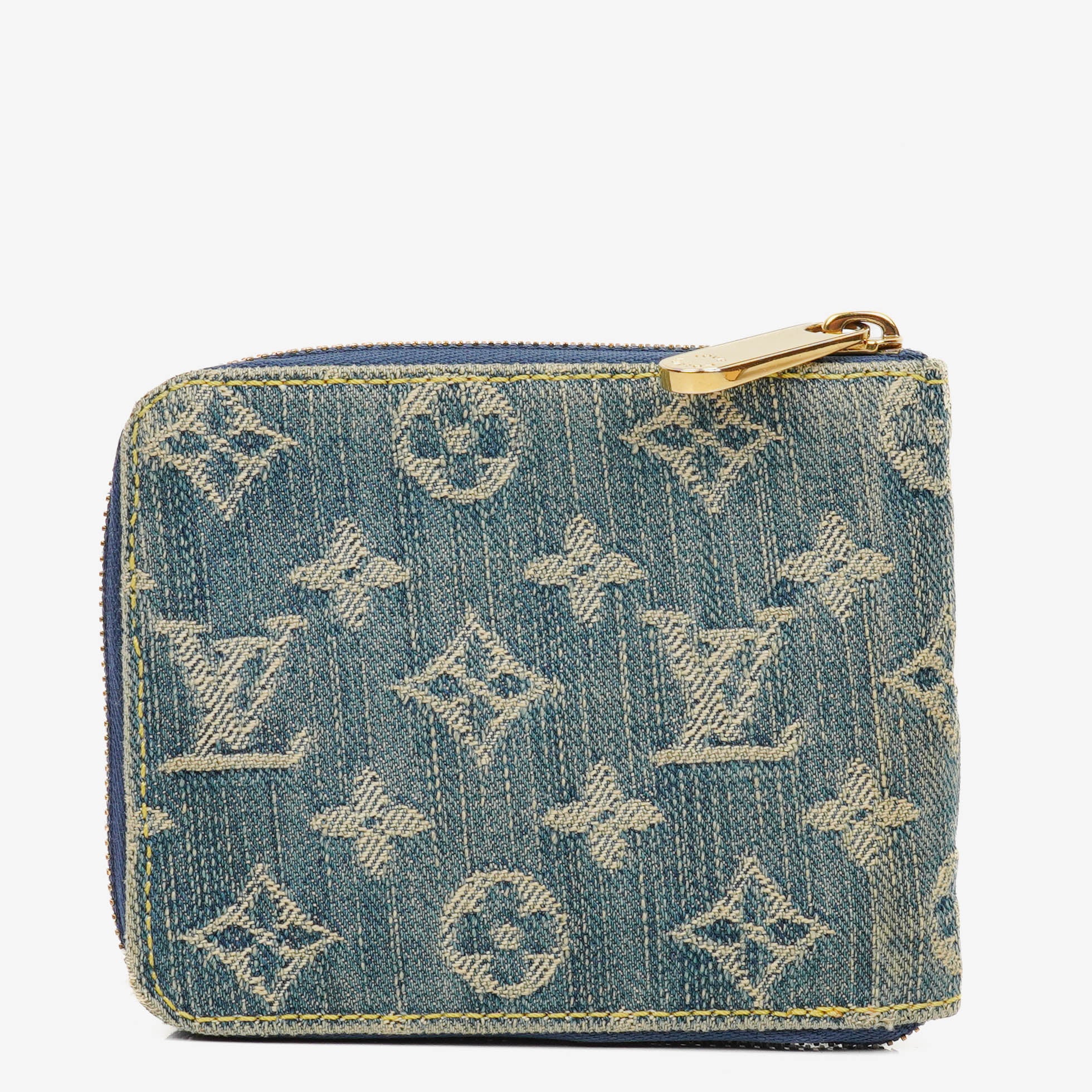 Louis Vuitton Monogram Denim Mini Zippy Wallet