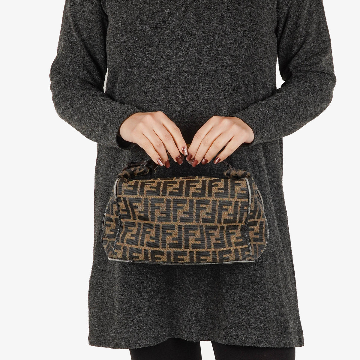 Fendi Zucca Canvas Cosmetic Bag