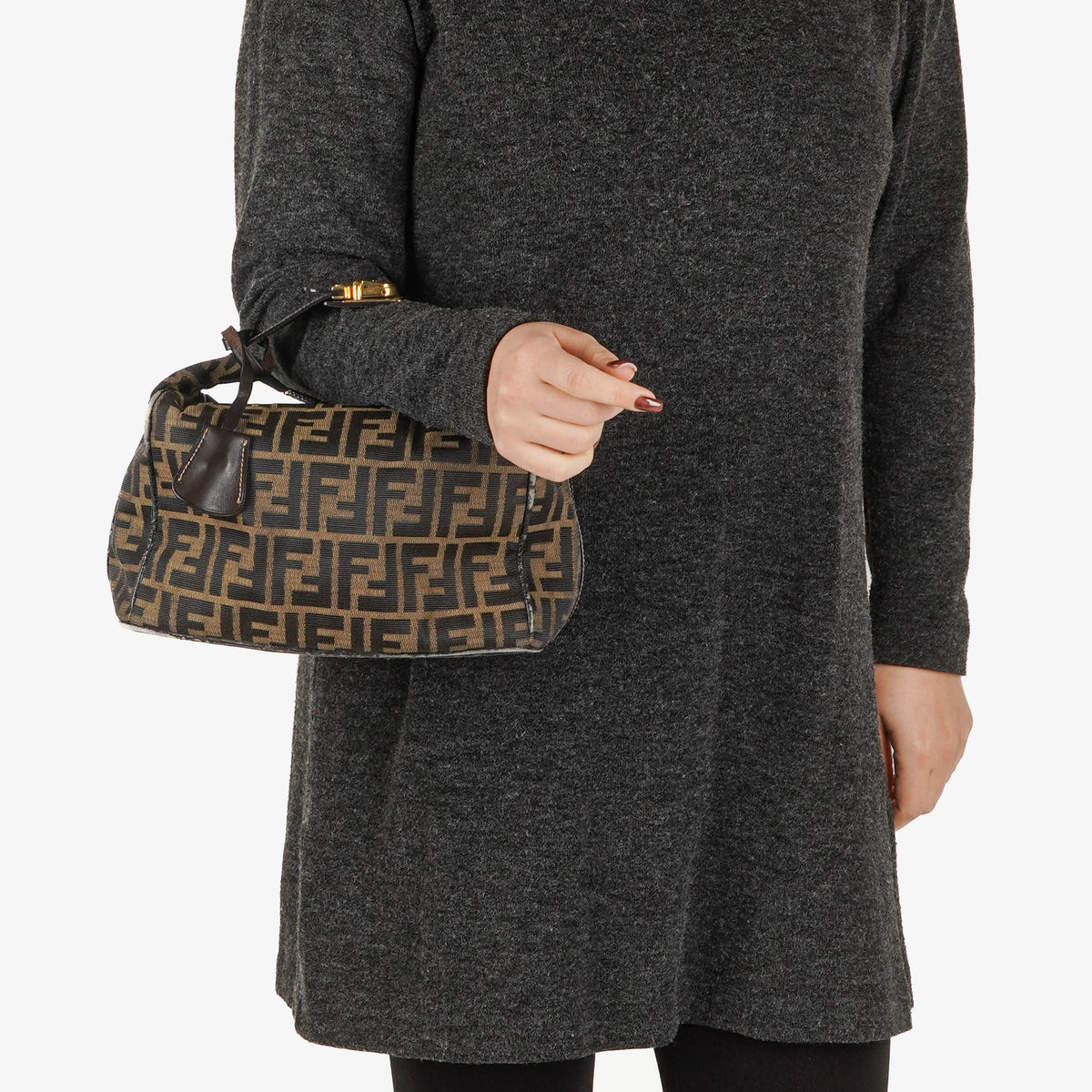 Fendi Zucca Canvas Cosmetic Bag