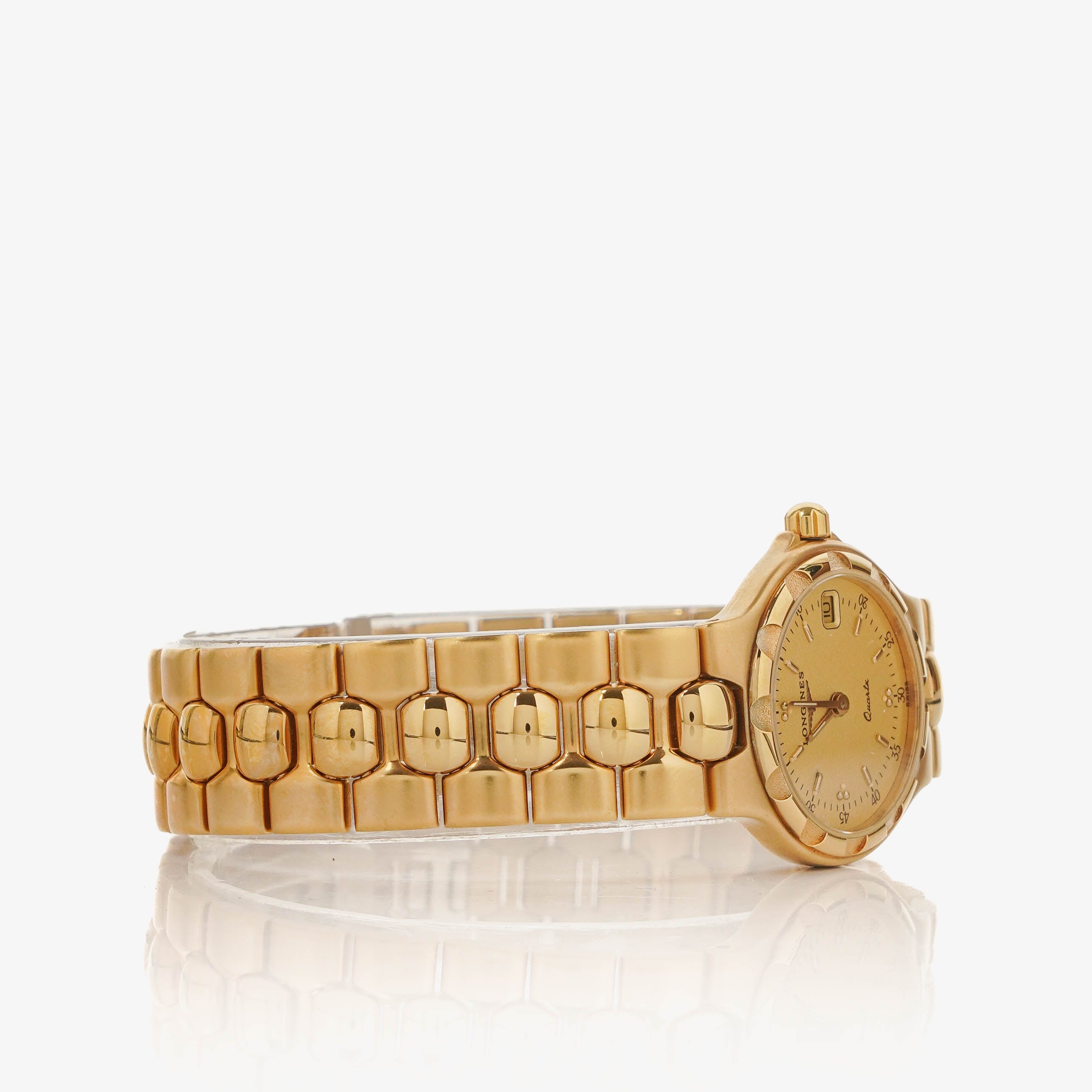 Longines Conquest Gold-Plated Stainless Steel Watch