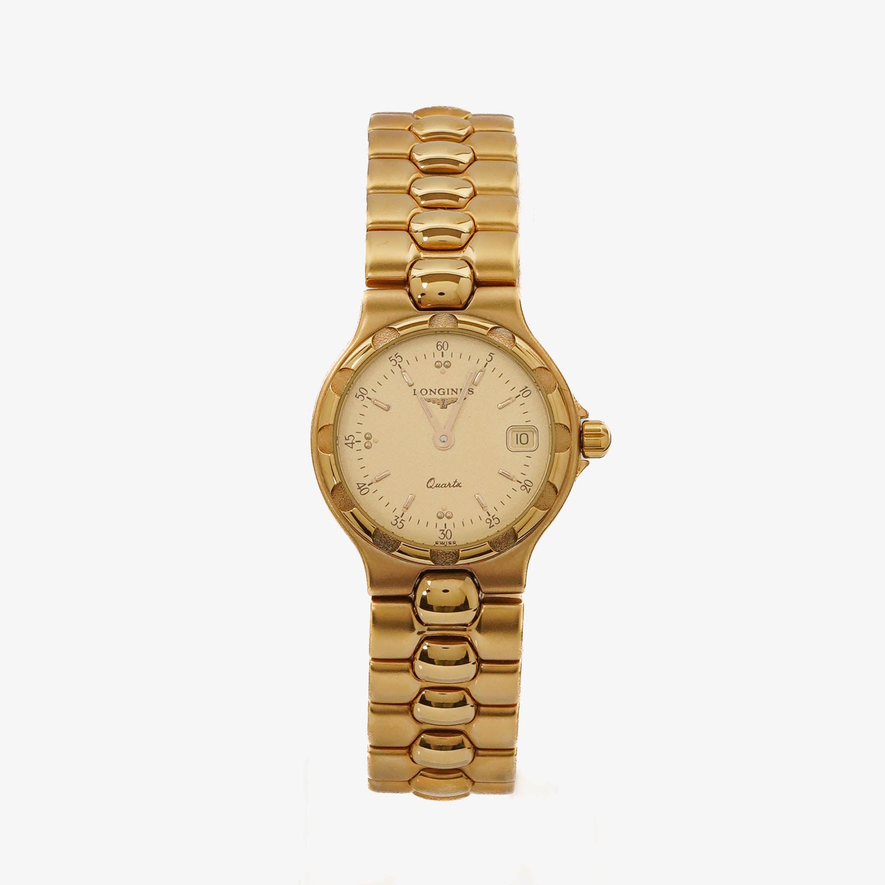 Longines Conquest Gold-Plated Stainless Steel Watch