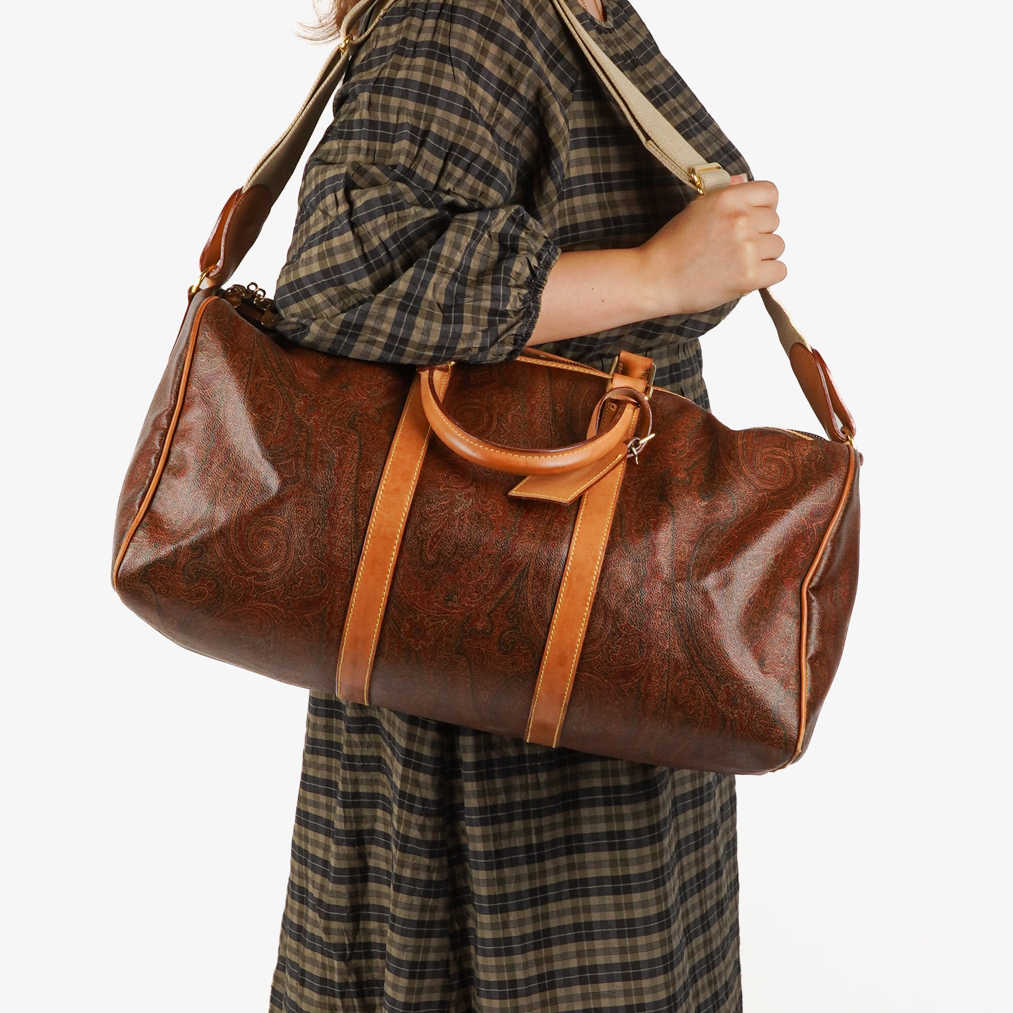 Etro Paisley Canvas Travel Bag