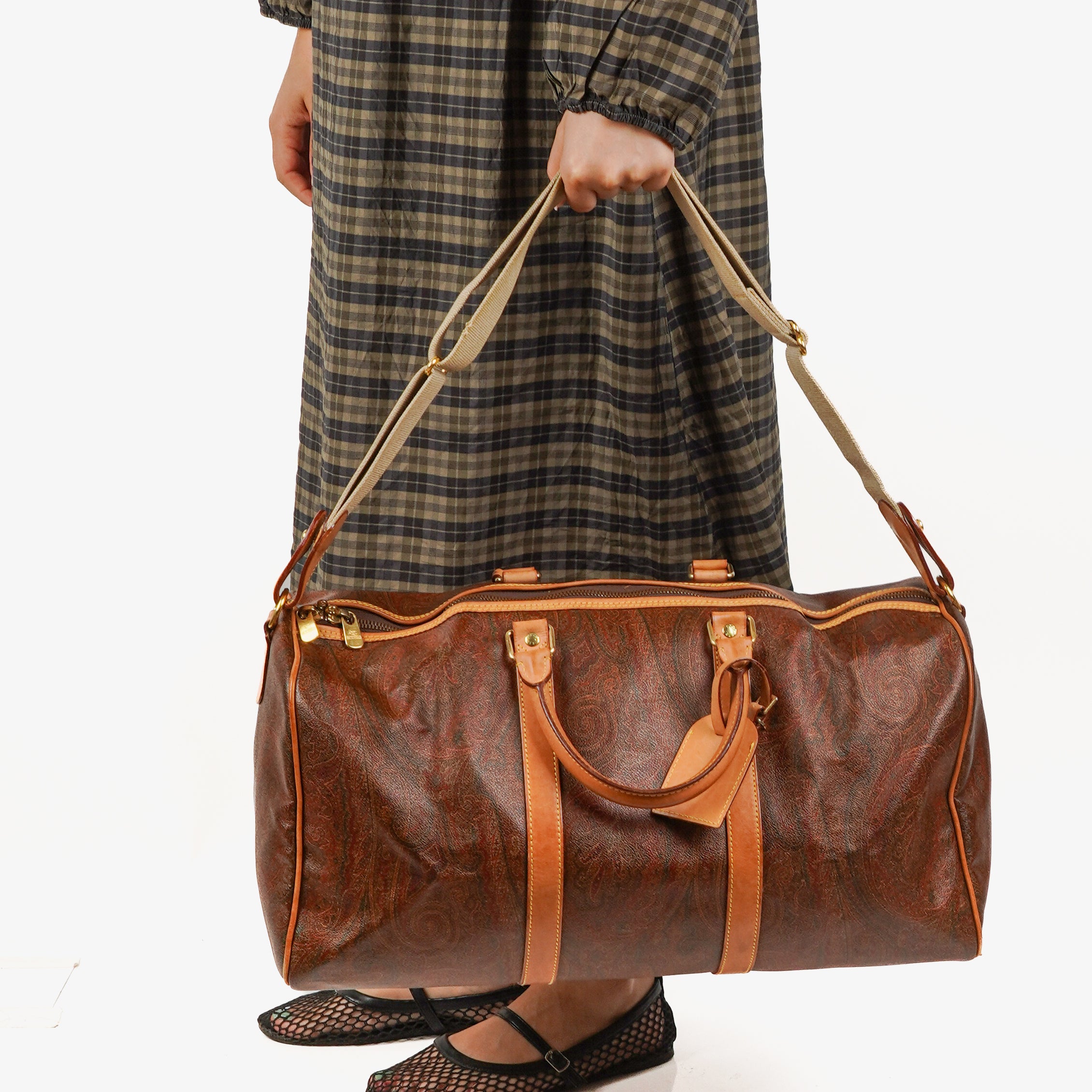 Etro Paisley Canvas Travel Bag