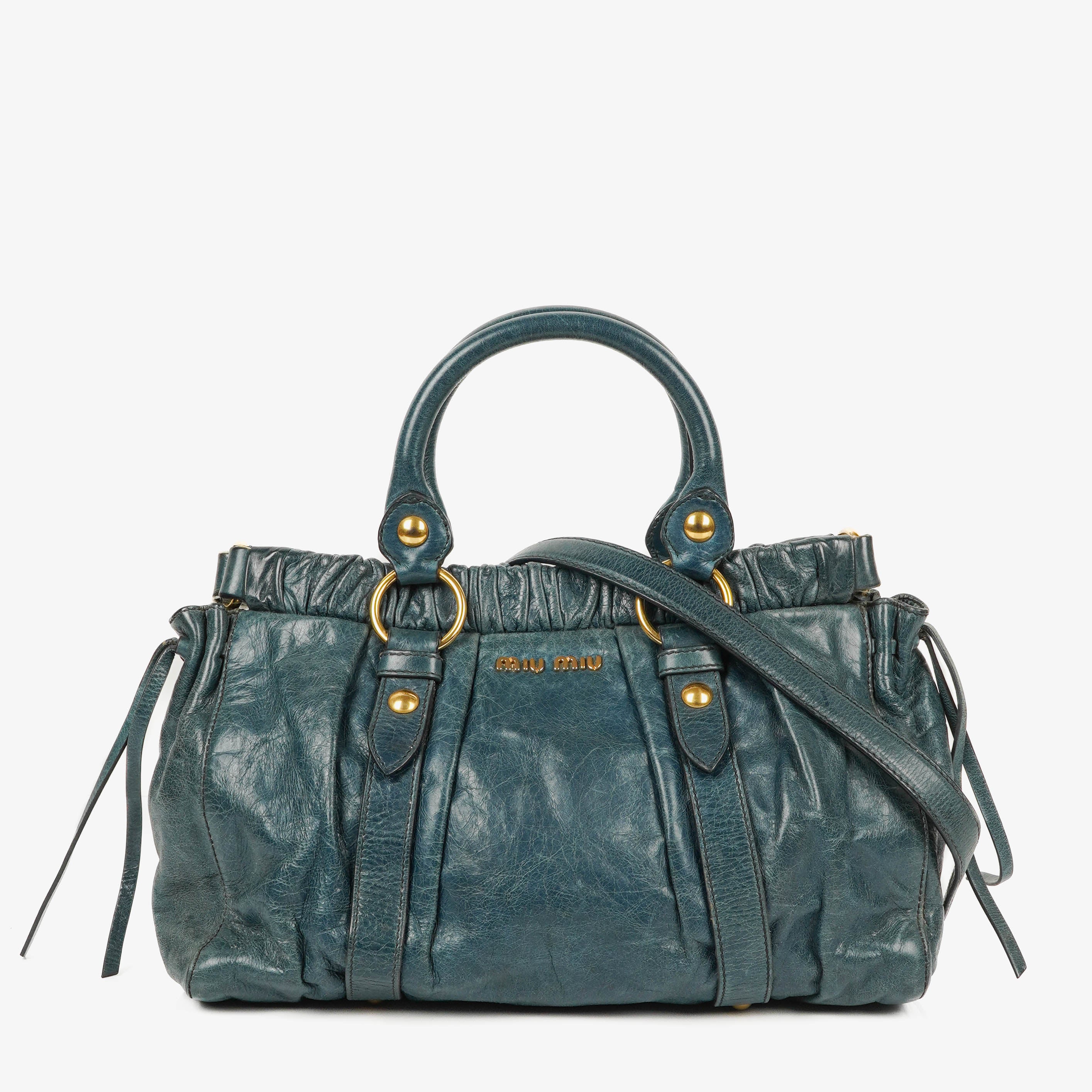 Borsa a mano Miu Miu Vitello Lux