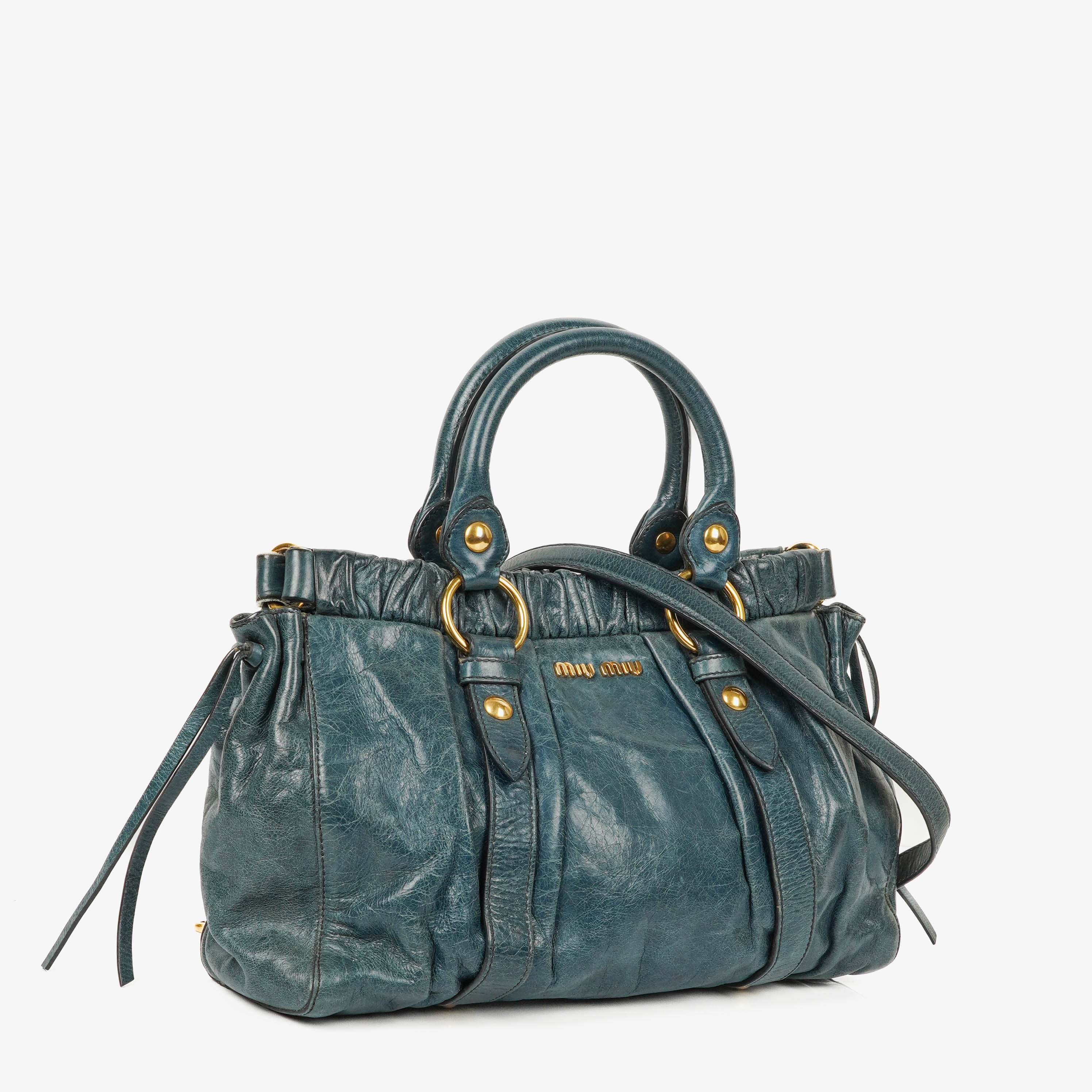 Borsa a mano Miu Miu Vitello Lux