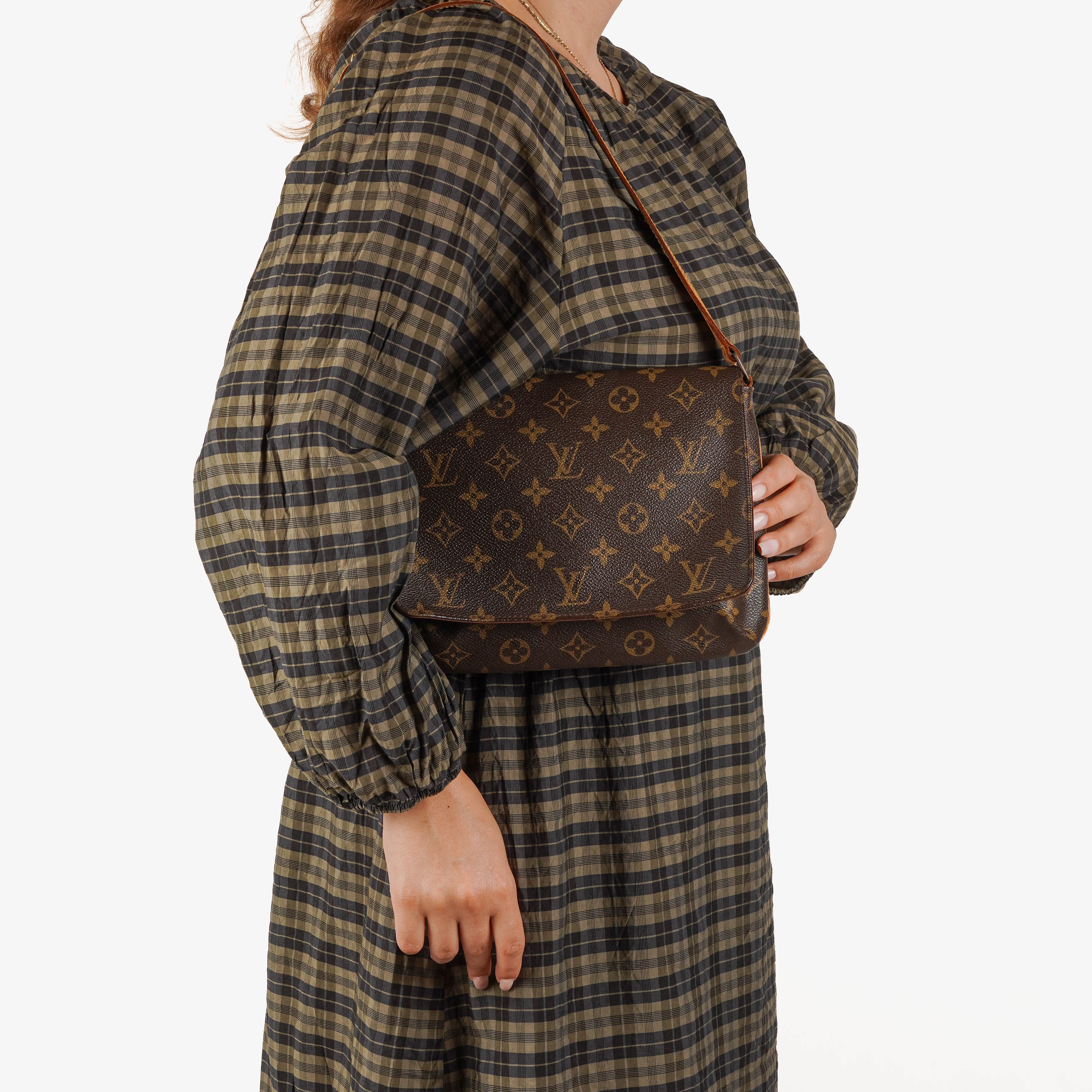 Louis Vuitton Musette Tango Monogram Canvas Shoulder Bag