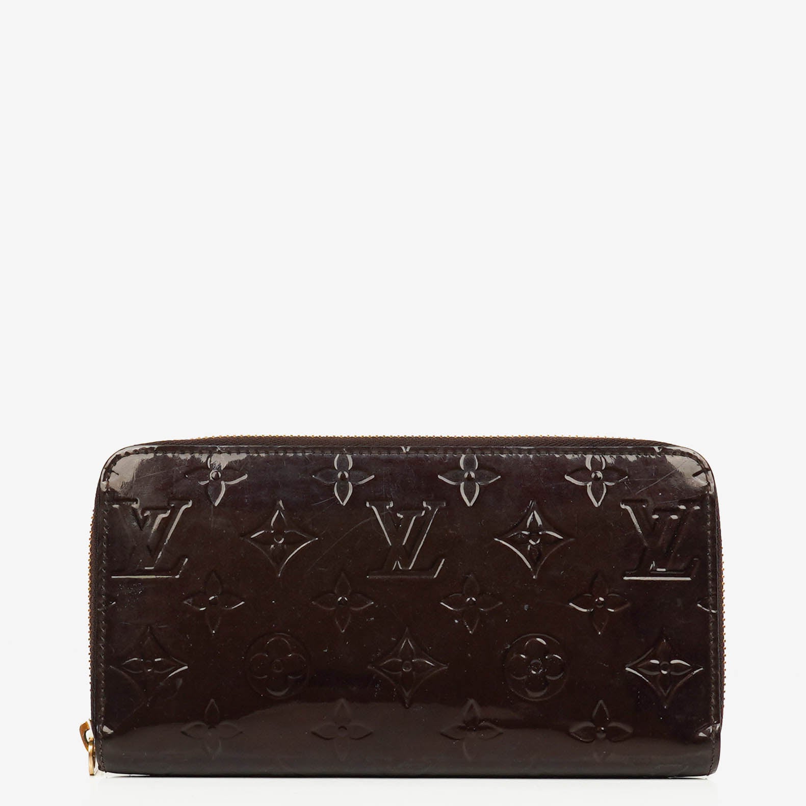 Louis Vuitton Amarante Vernis Zippy Wallet 
