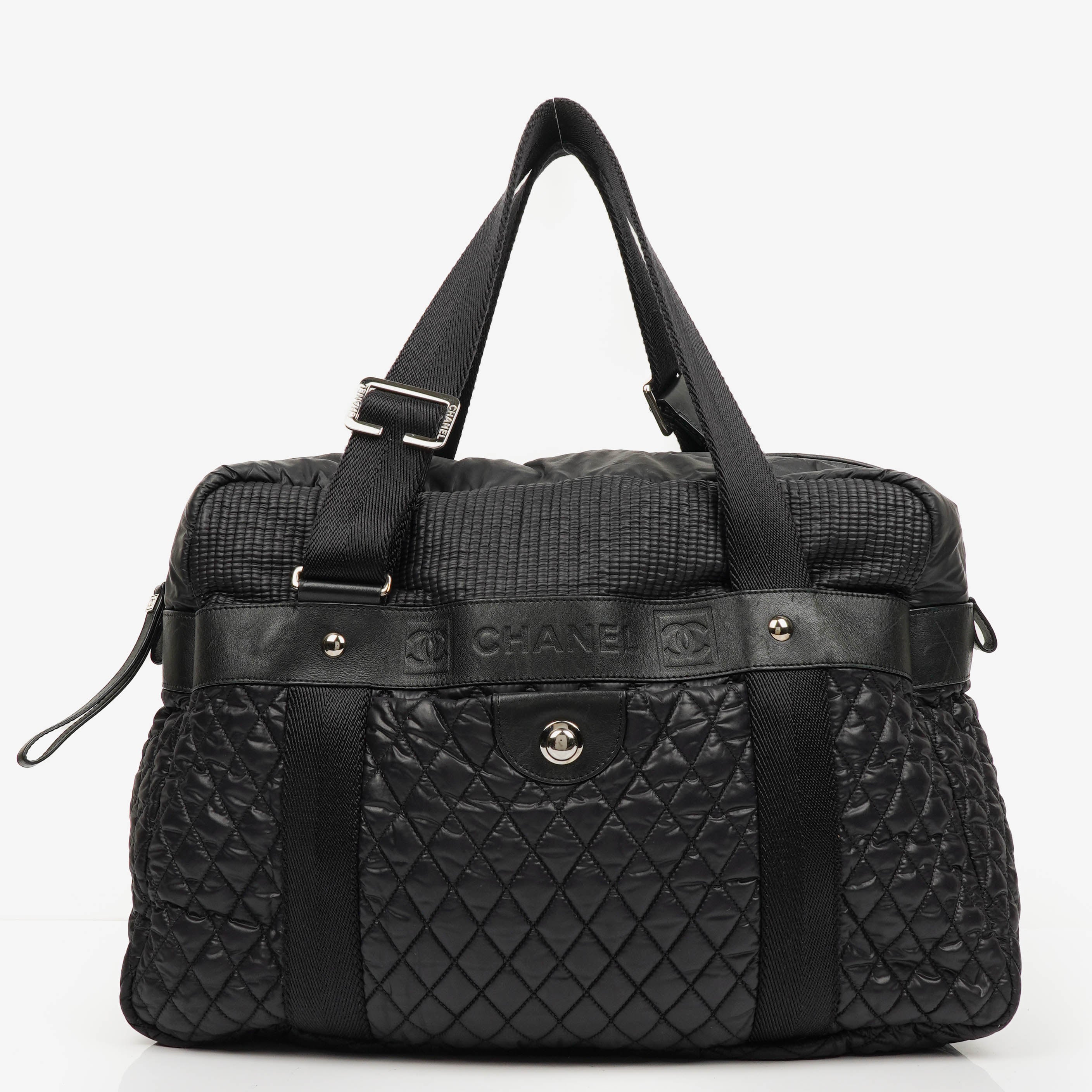 Chanel Sport Ligne Black Cocoon Bowler Bag