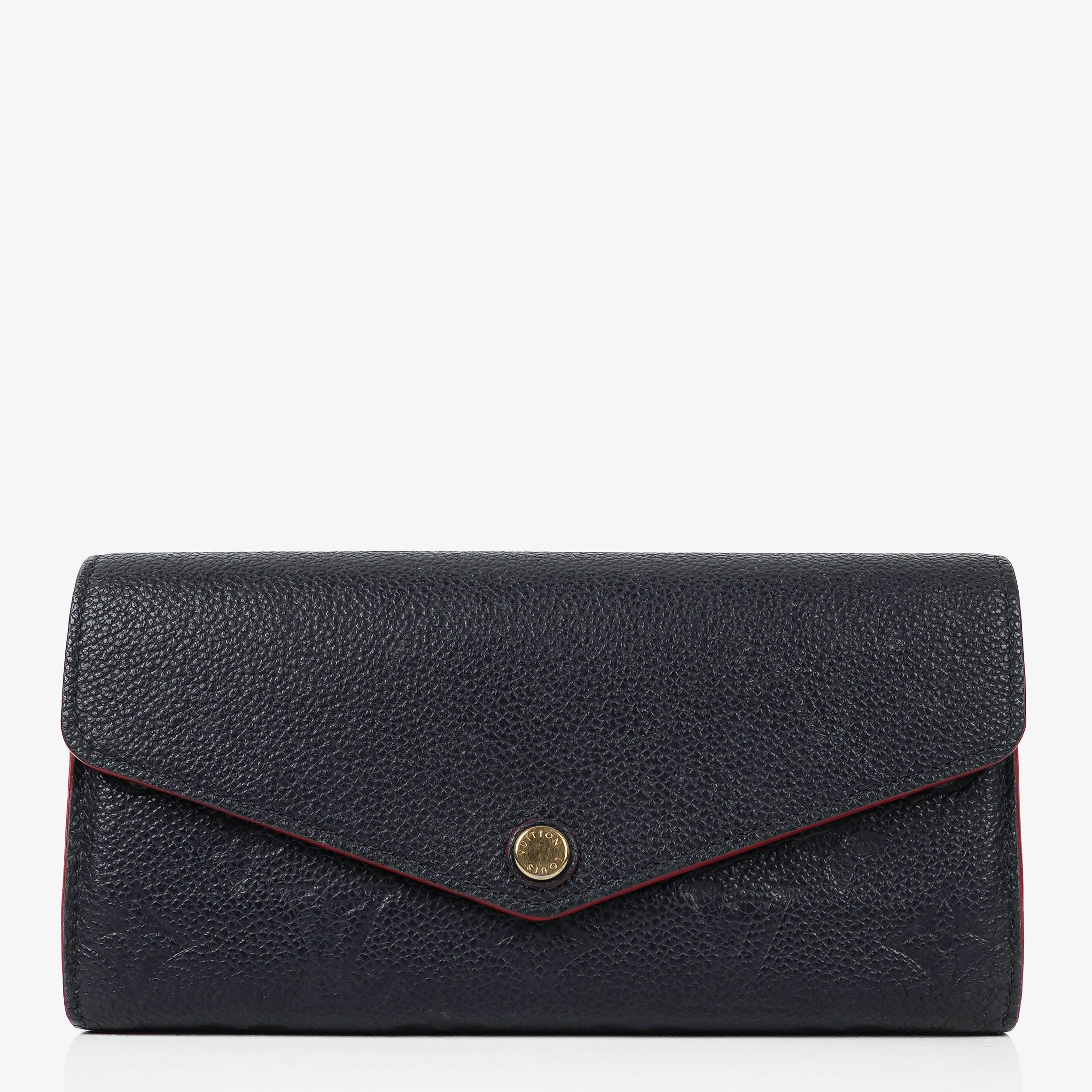 Louis Vuitton Sarah Empreinte Marine Rouge Wallet 