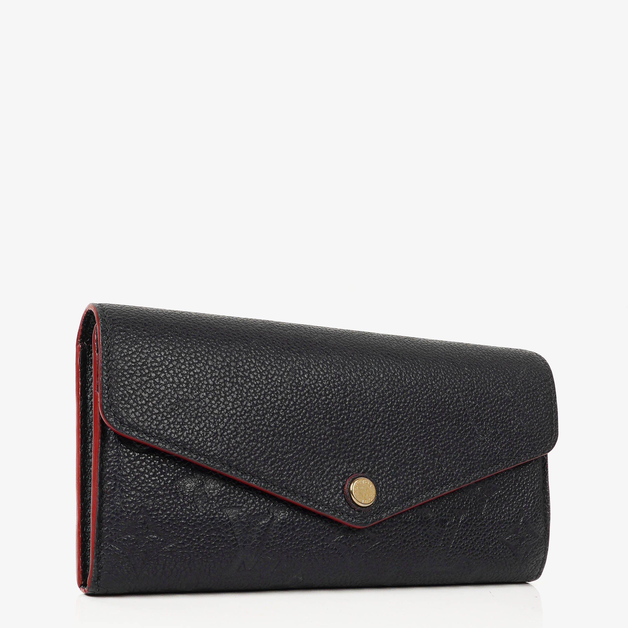 Louis Vuitton Sarah Empreinte Marine Rouge Wallet 