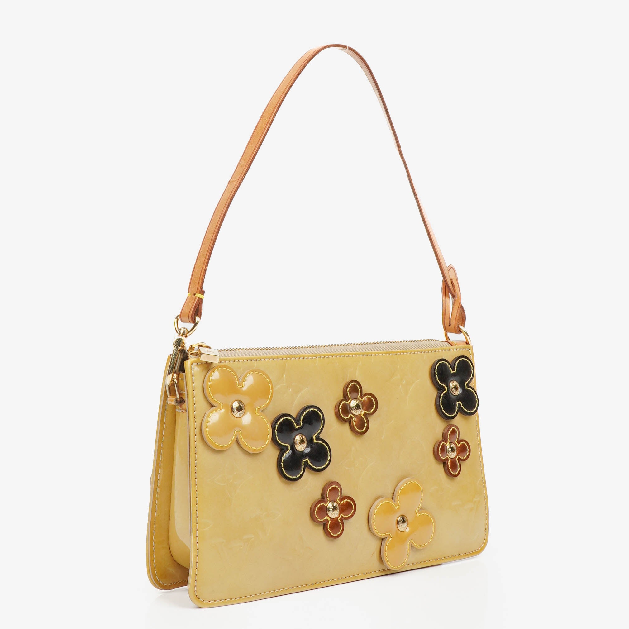Louis Vuitton Vernis Lexington Fleurs Pochette