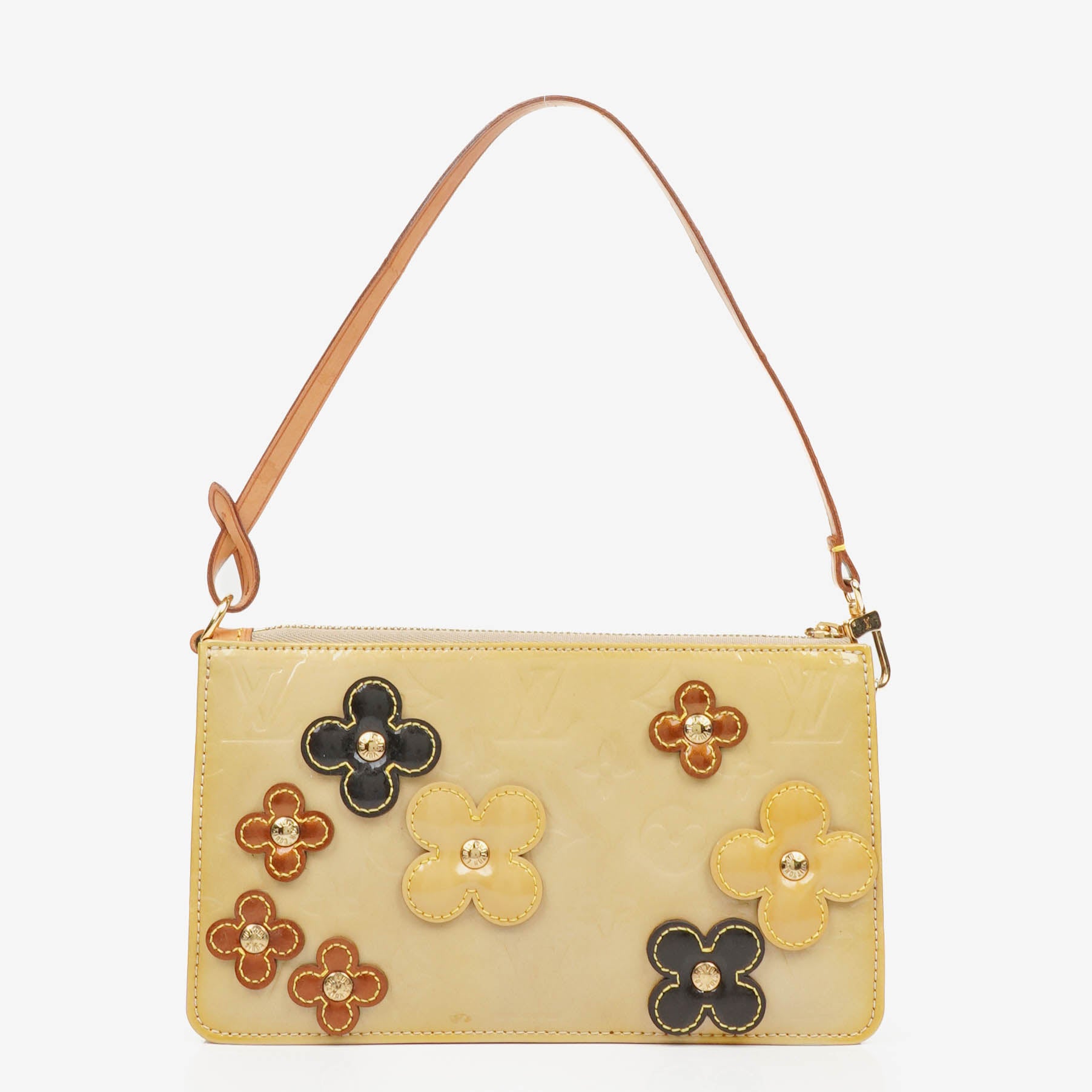 Louis Vuitton Vernis Lexington Fleurs Pochette