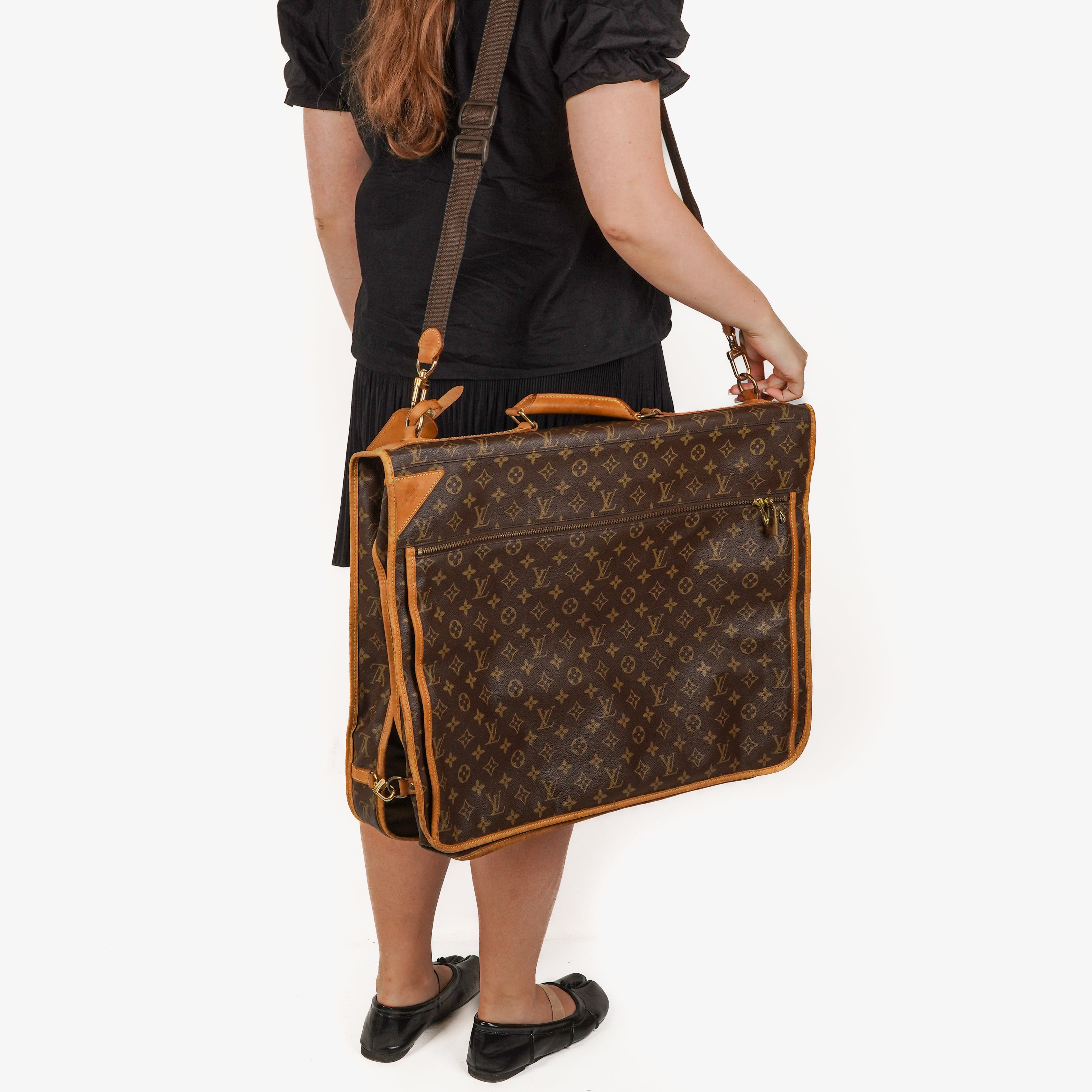 Louis Vuitton Garment Carrier Monogram Canvas Bag