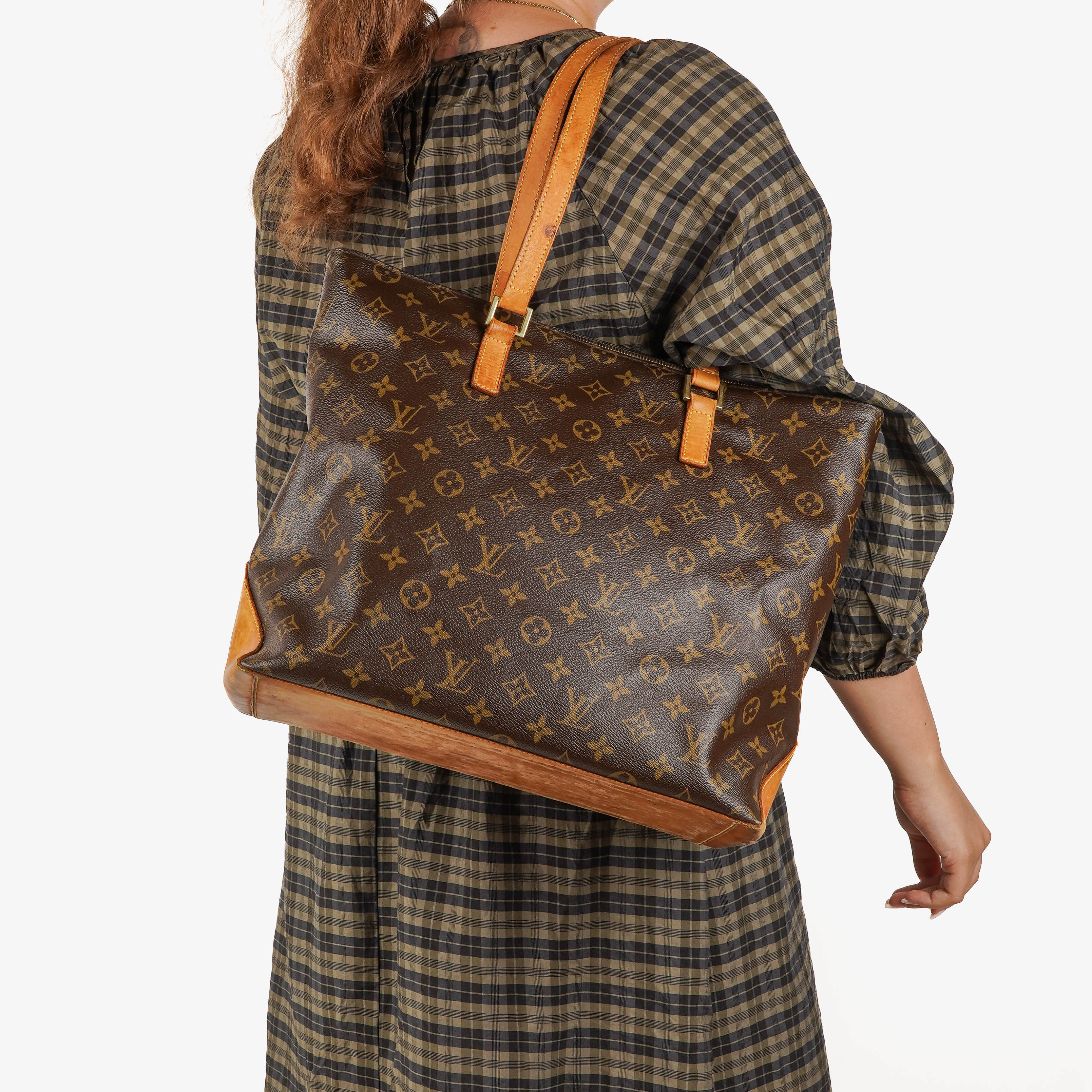 Louis Vuitton Cabas Mezzo Monogram Canvas Shouder Bag
