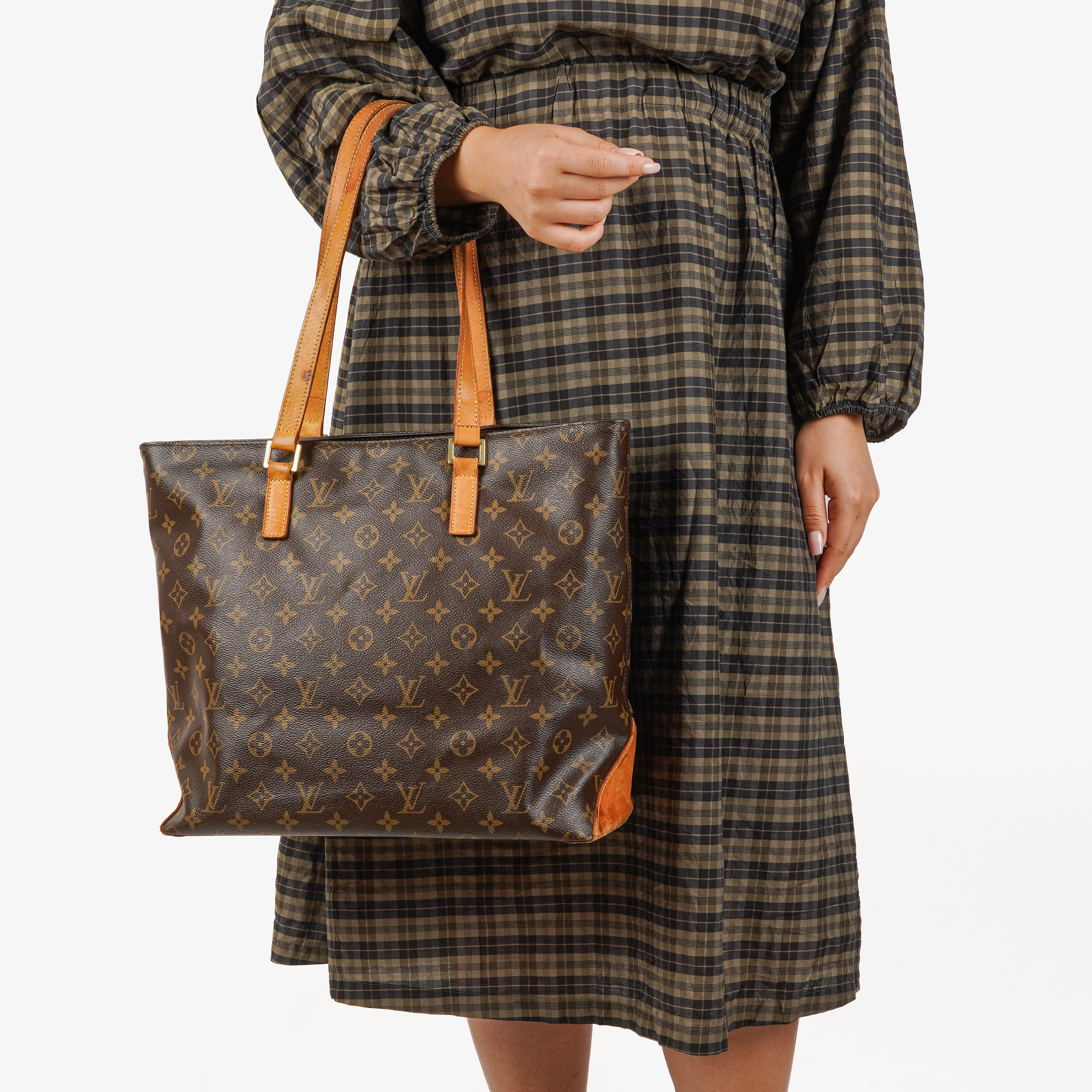 Louis Vuitton Cabas Mezzo Monogram Canvas Shouder Bag