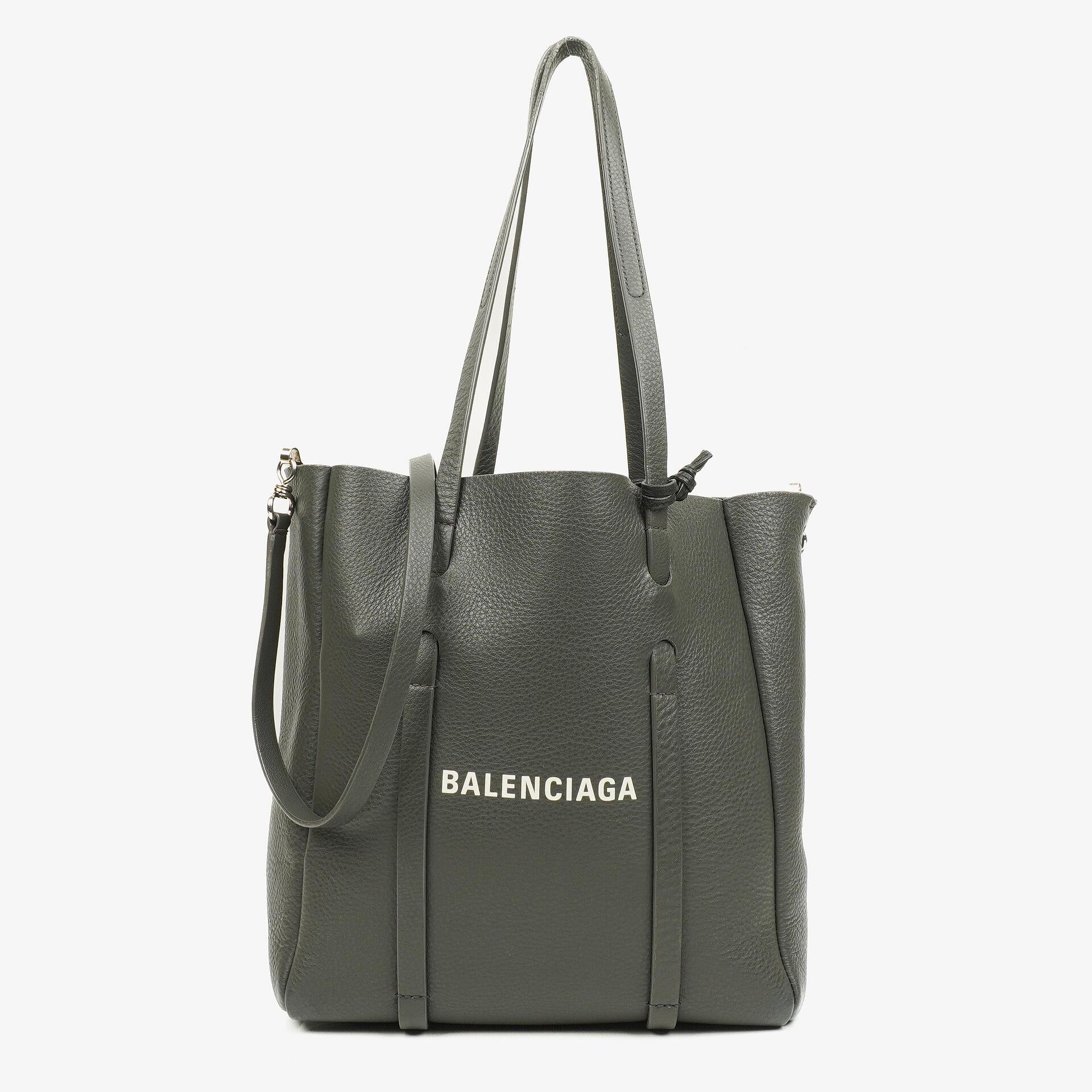 Balenciaga Grey Leather Everyday Tote