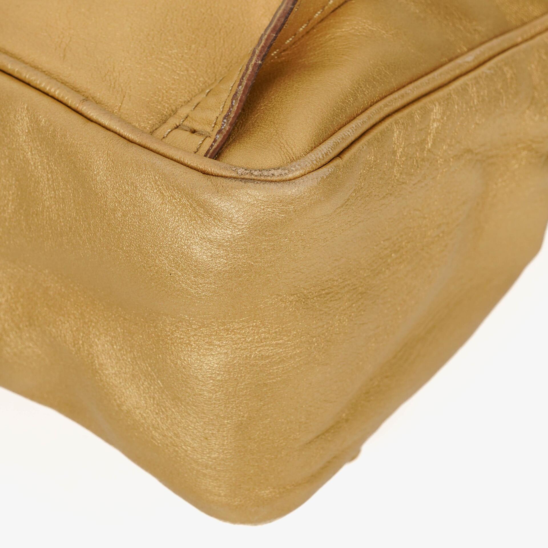 Bottega Veneta Intrecciato Gold Backpack