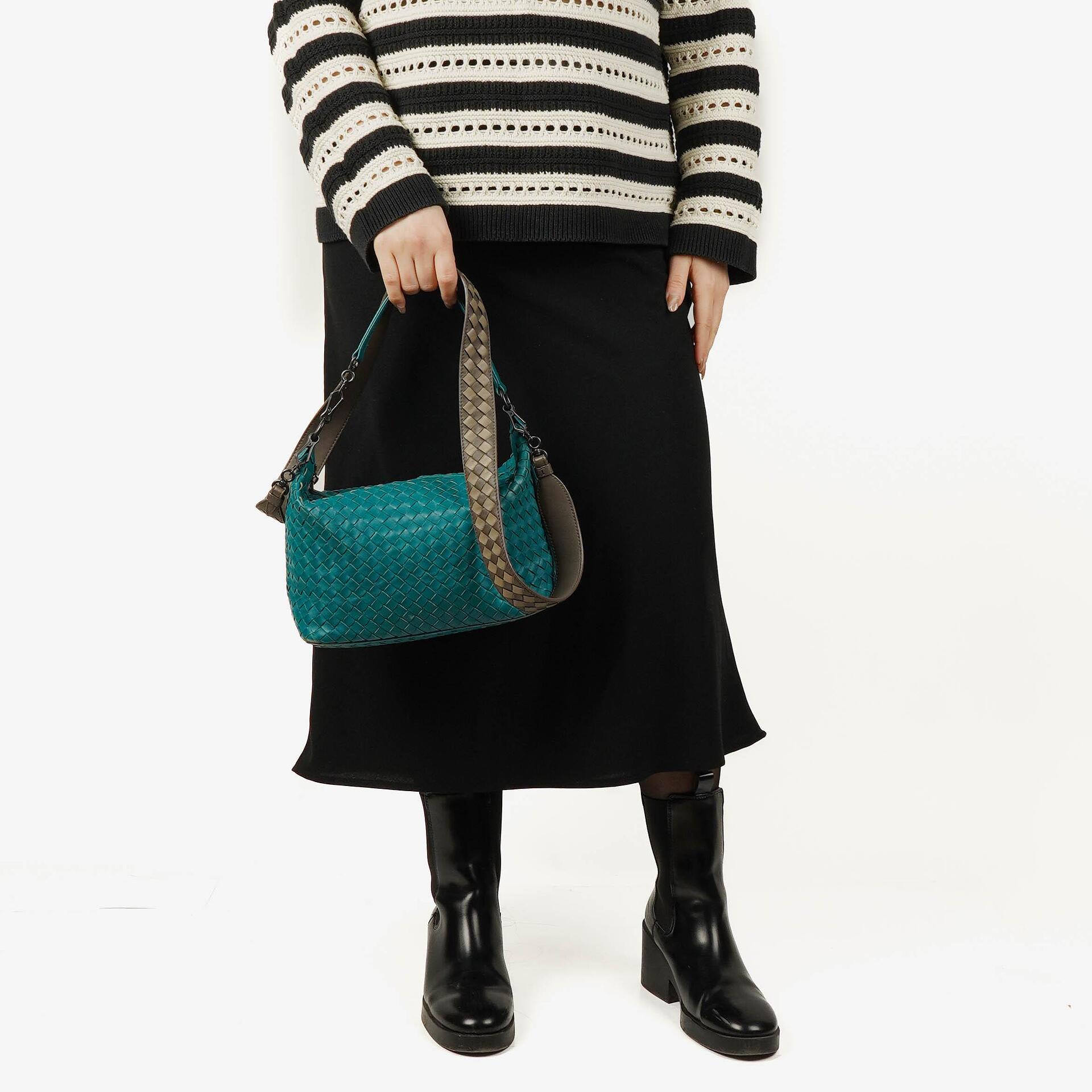 Bottega Veneta Intrecciato Leather Small Shoulder Bag