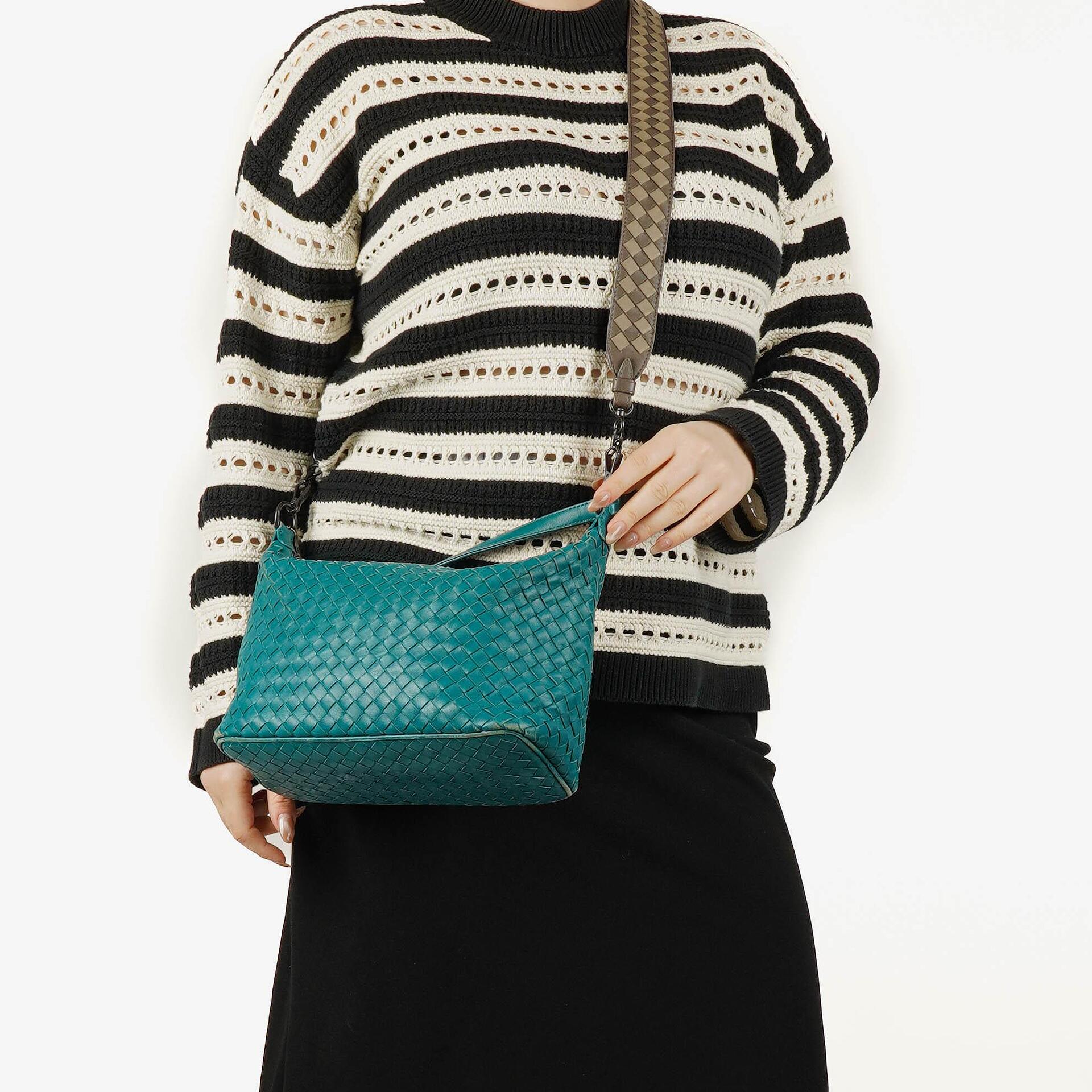 Bottega Veneta Intrecciato Leather Small Shoulder Bag