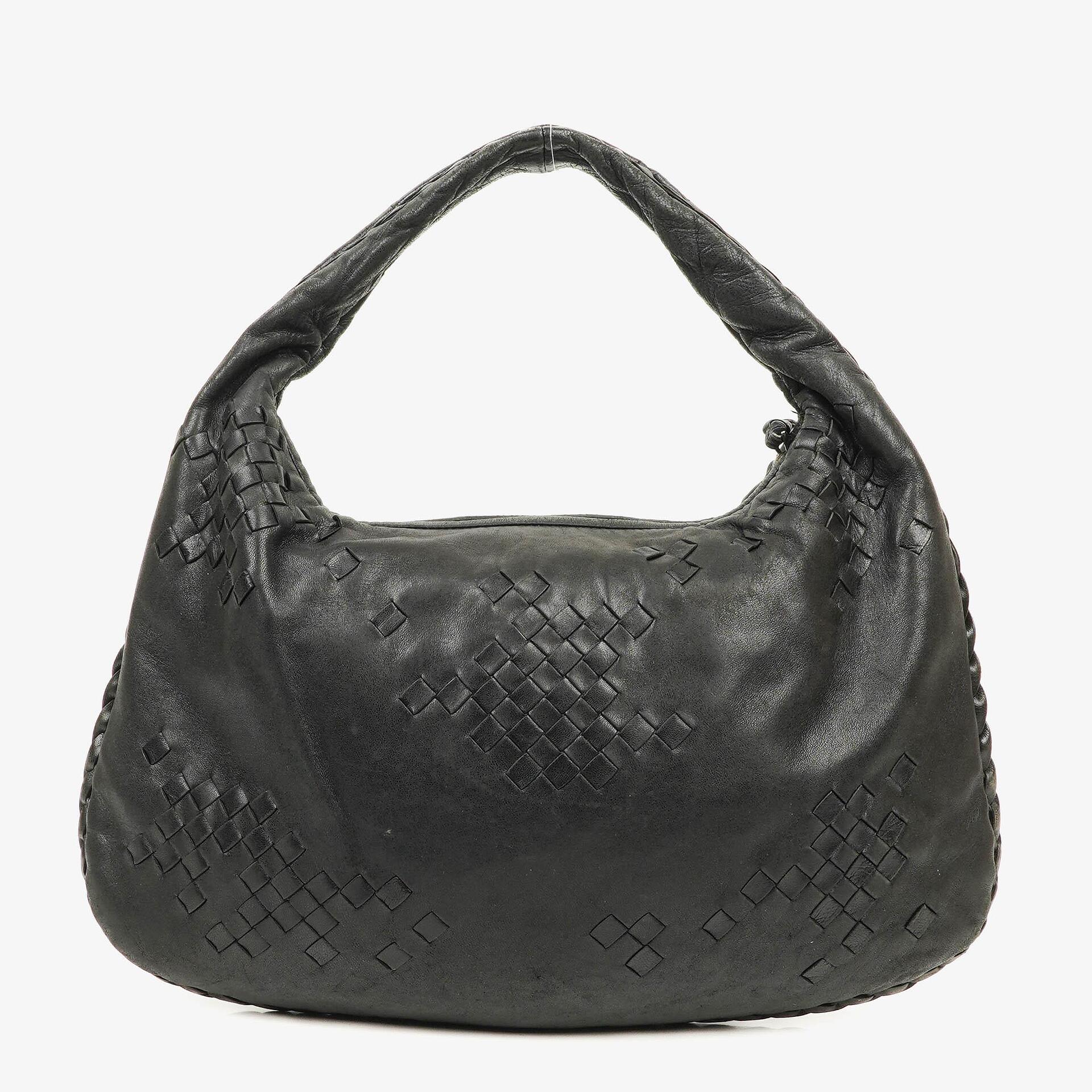 Bottega Veneta Medium Black Nappa Studded Hobo Bag