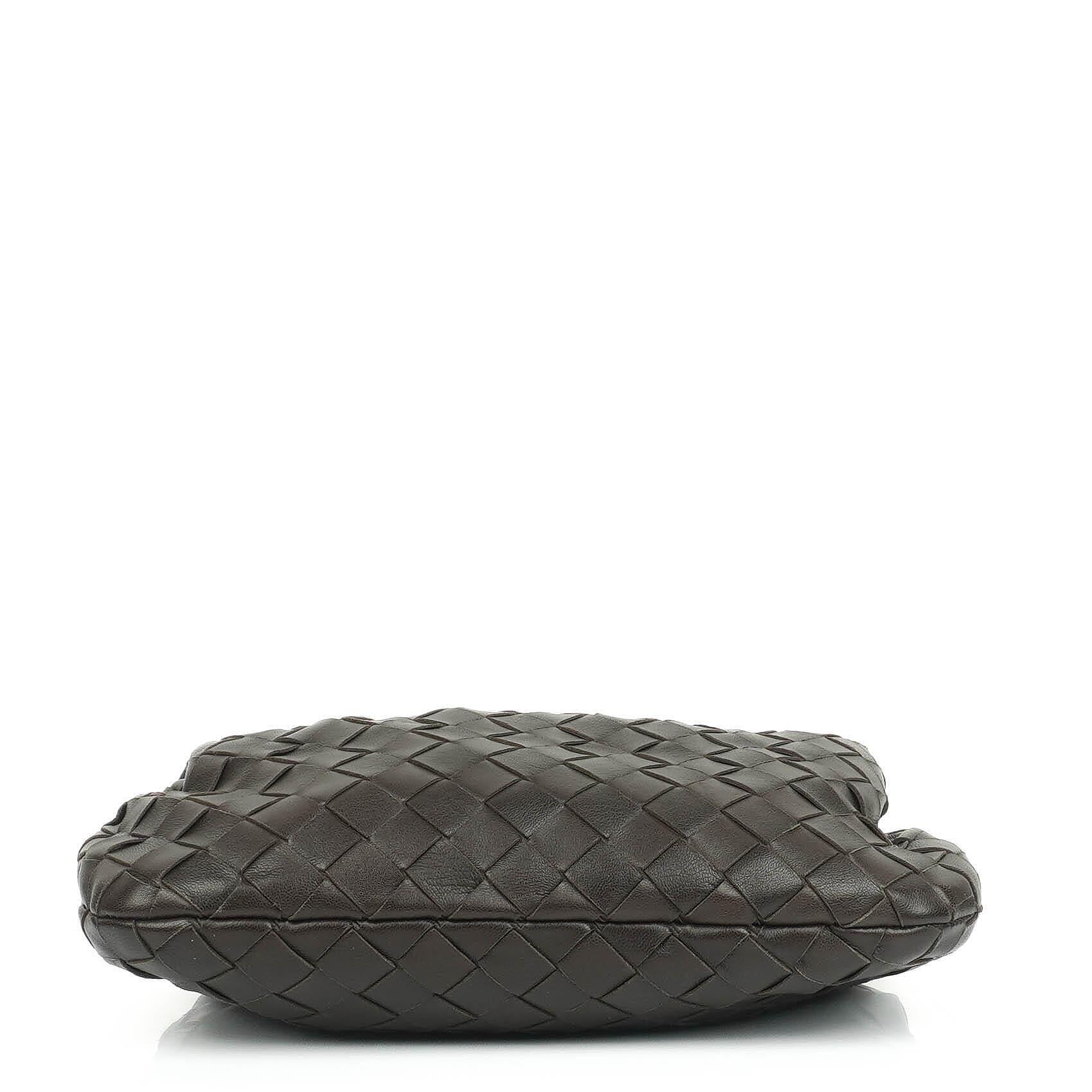 Bottega Veneta Mini Jodie Brown Top Handle Bag