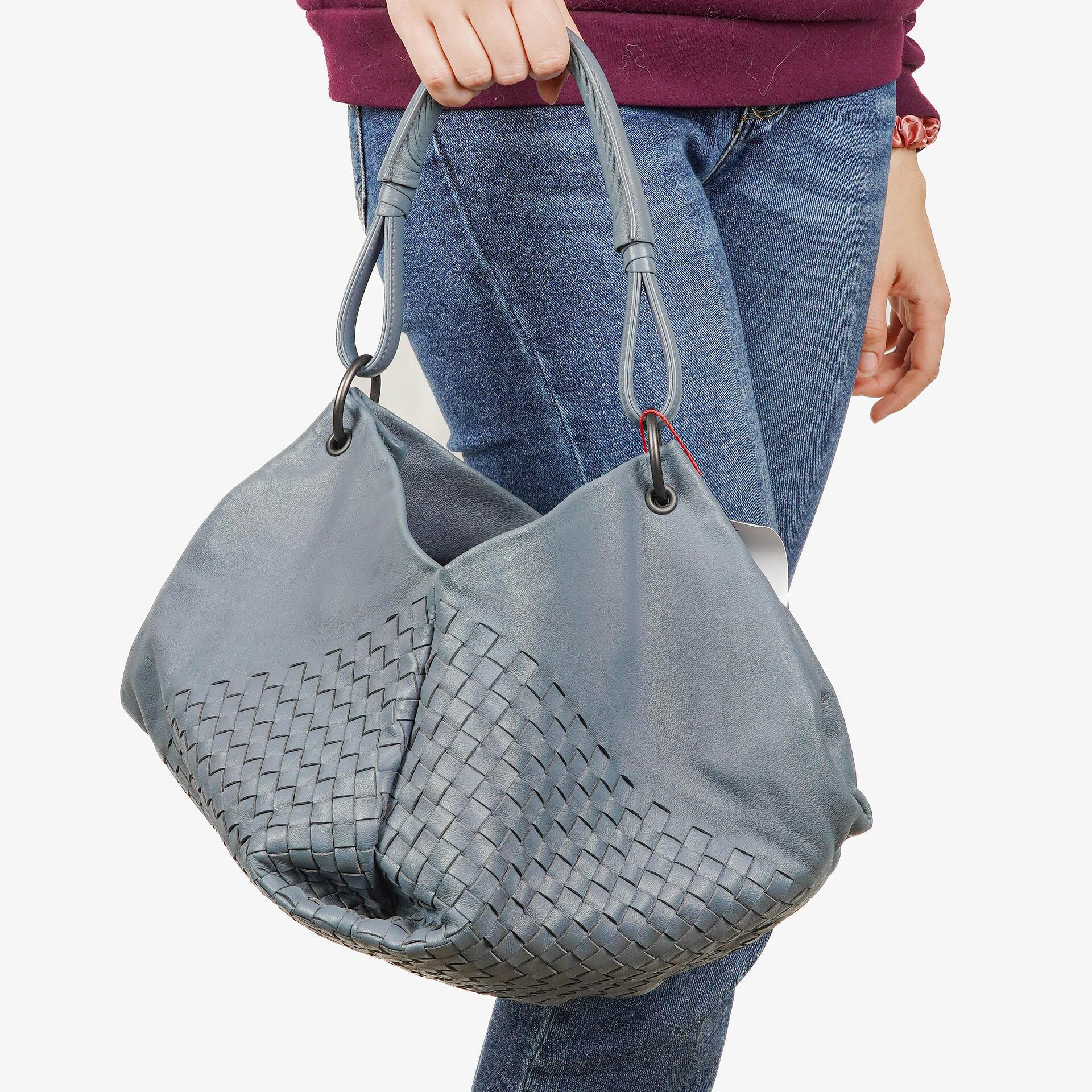 Bottega Veneta Nappa Intrecciato Aquilone Fortune Cookie Hobo Bag