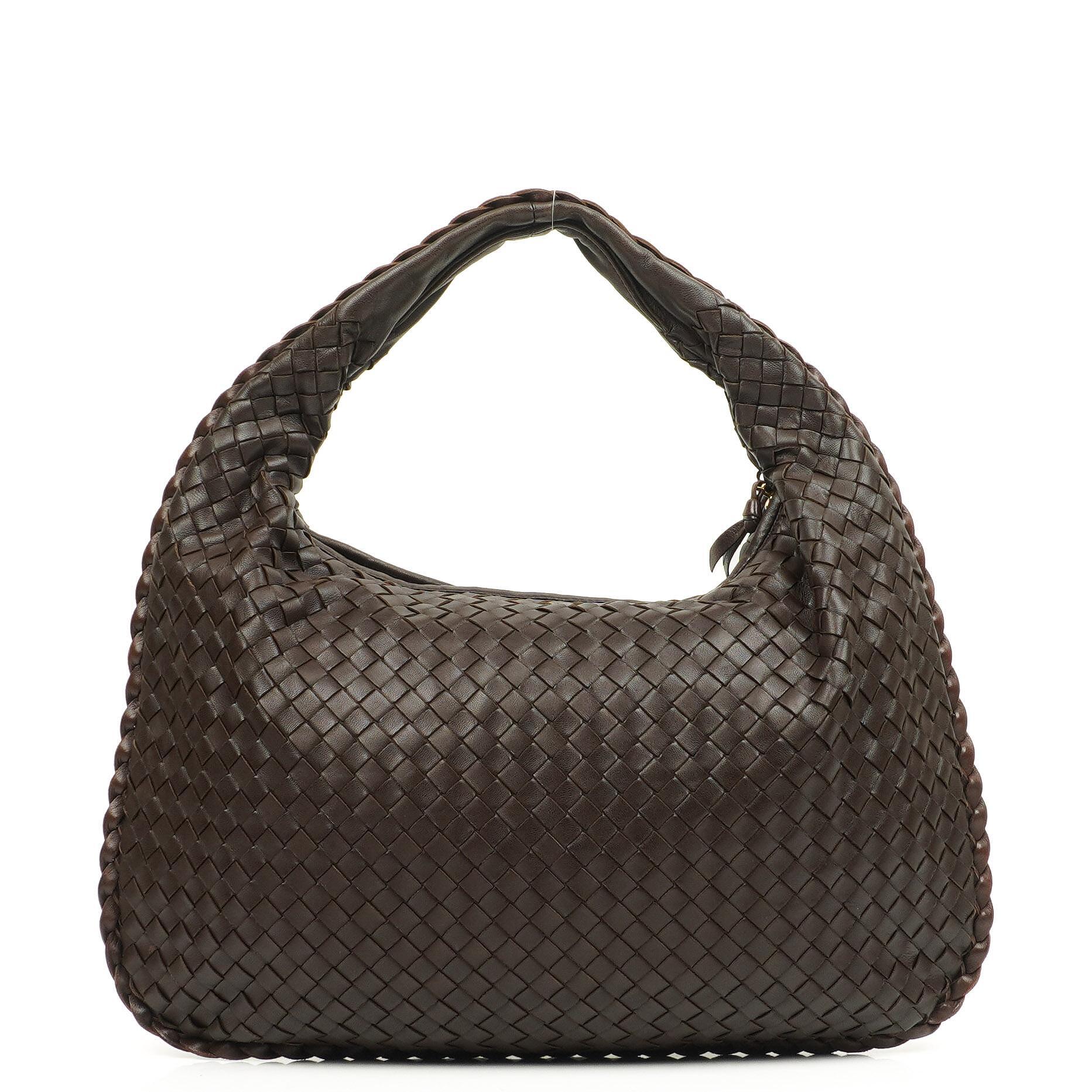 Bottega Veneta Nappa Intrecciato Medium Veneta Hobo Brown