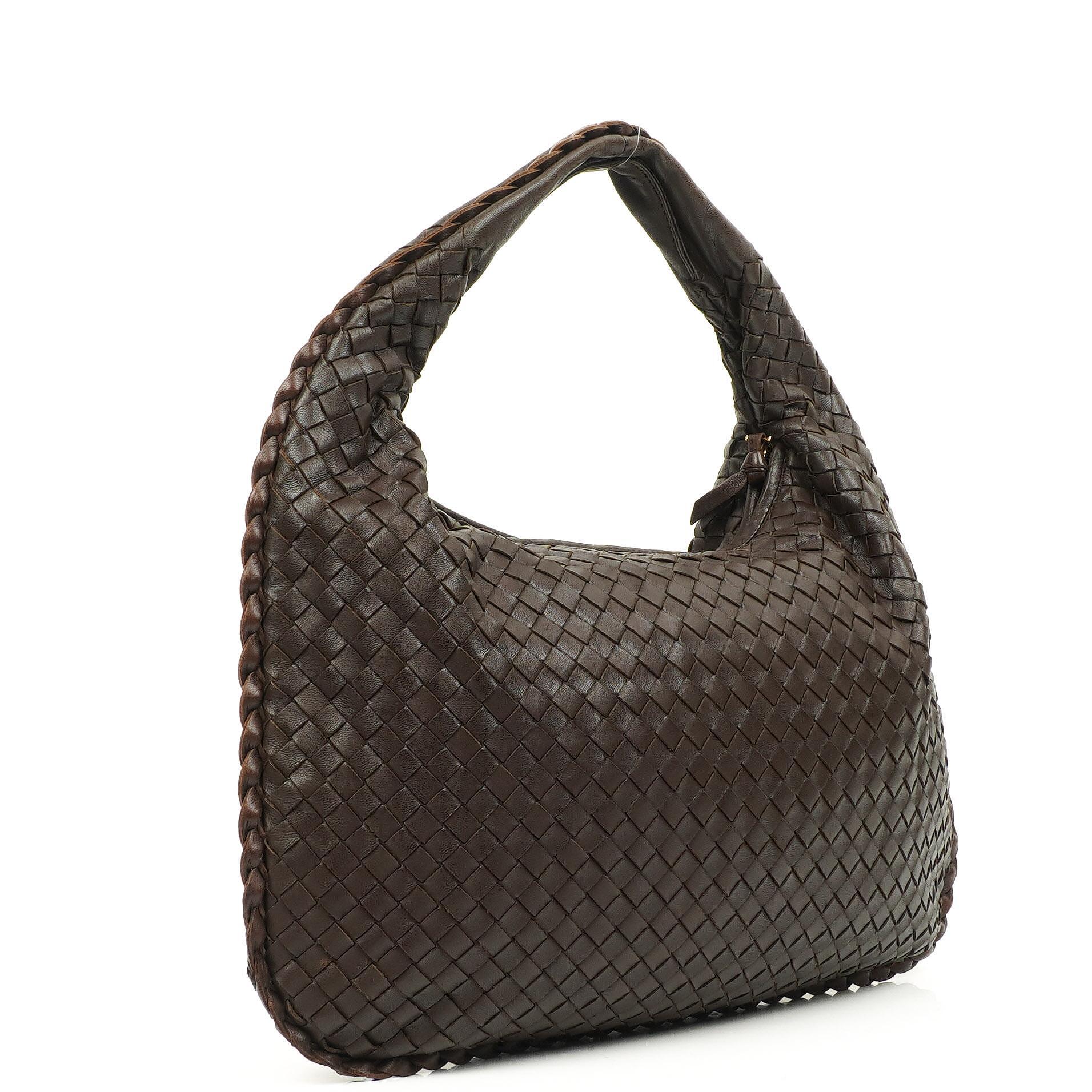 Bottega Veneta Nappa Intrecciato Medium Veneta Hobo Brown