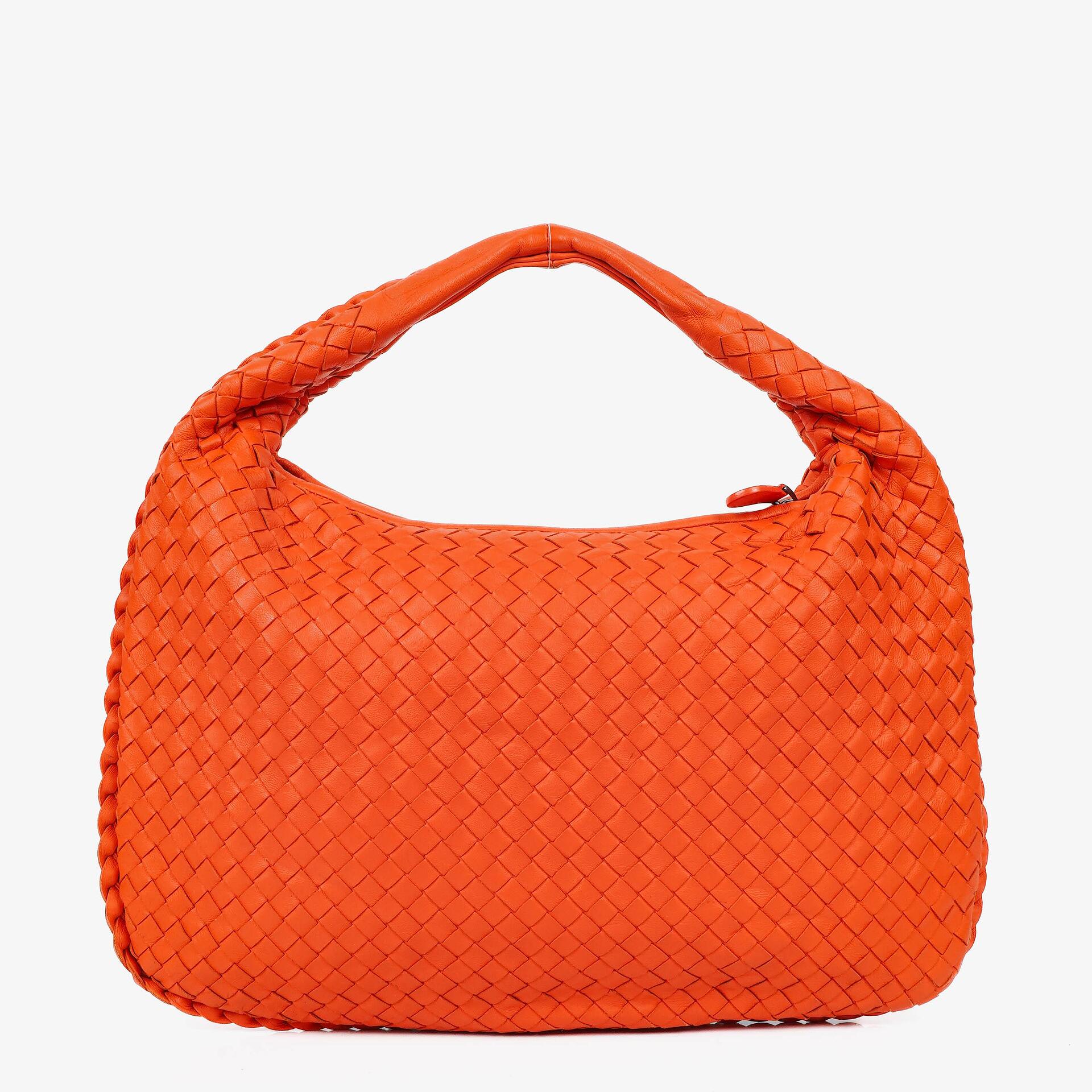 Bottega Veneta Nappa Intrecciato Orange Medium Veneta Hobo