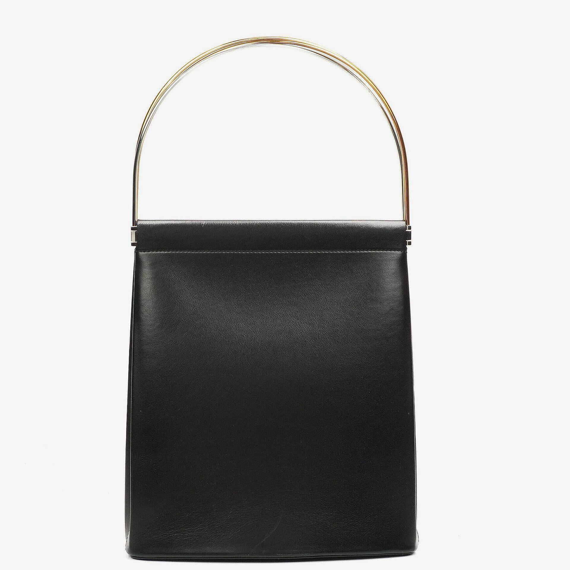 Cartier Black Leather Trinity Bag