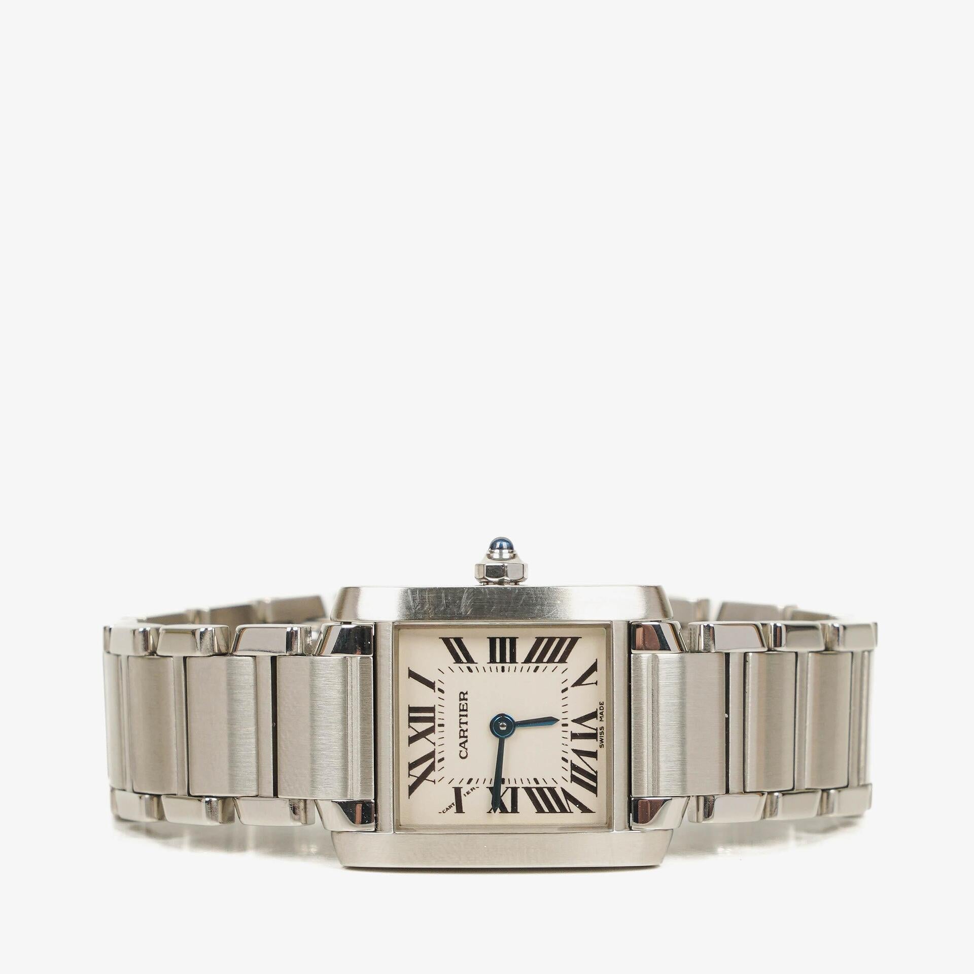 Cartier Tank Solo 20mm Stainless Steel Quartz Watch
