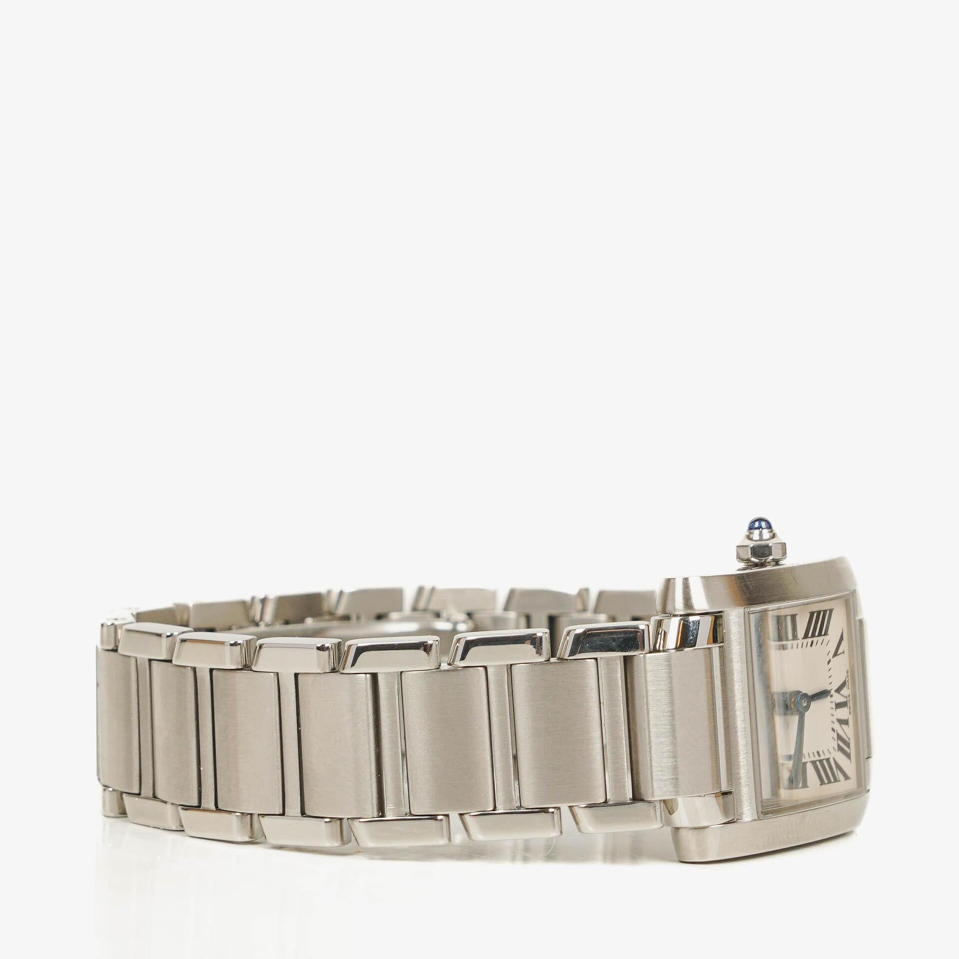 Cartier Tank Solo 20mm Stainless Steel Quartz Watch