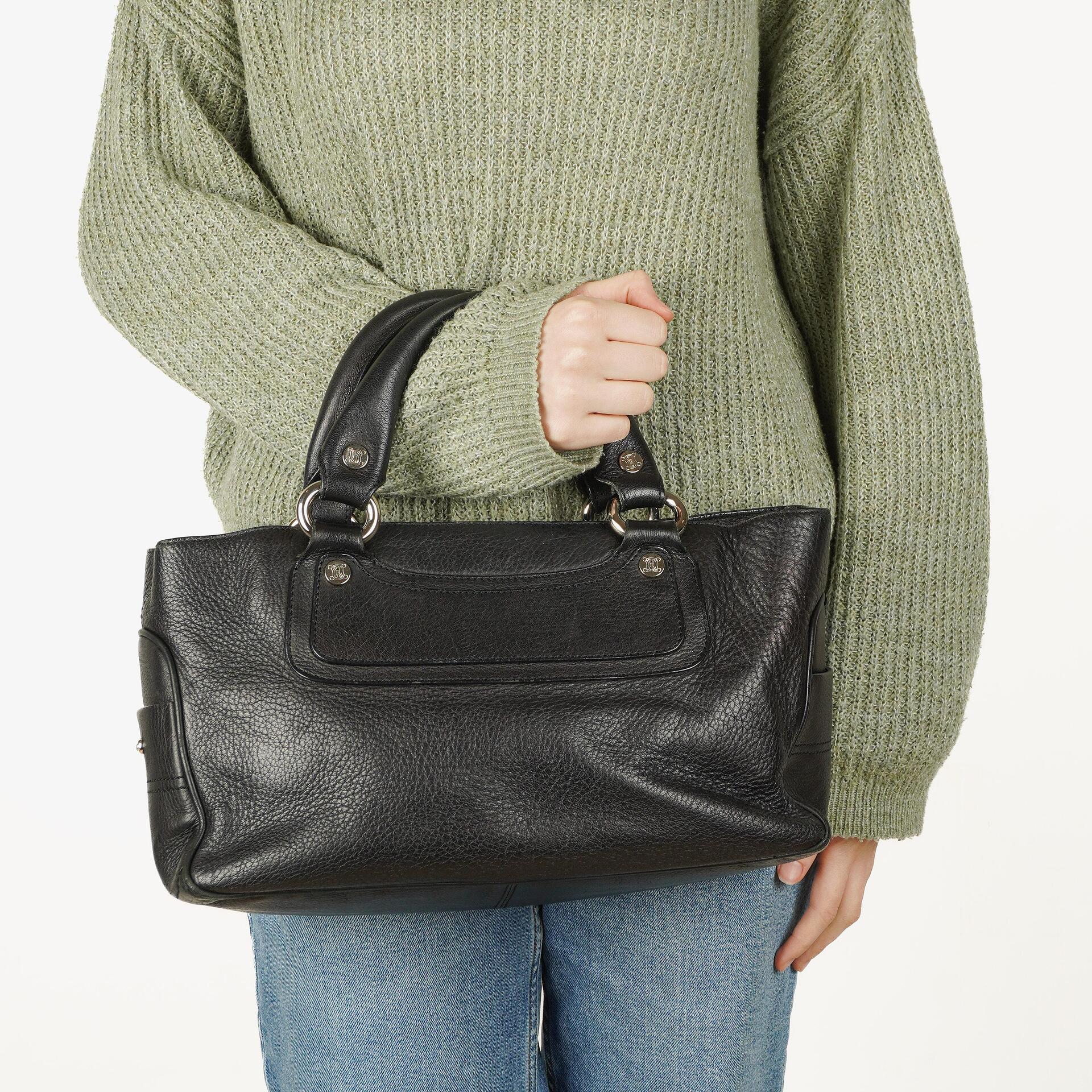 Celine Leather Black Boogie Bag