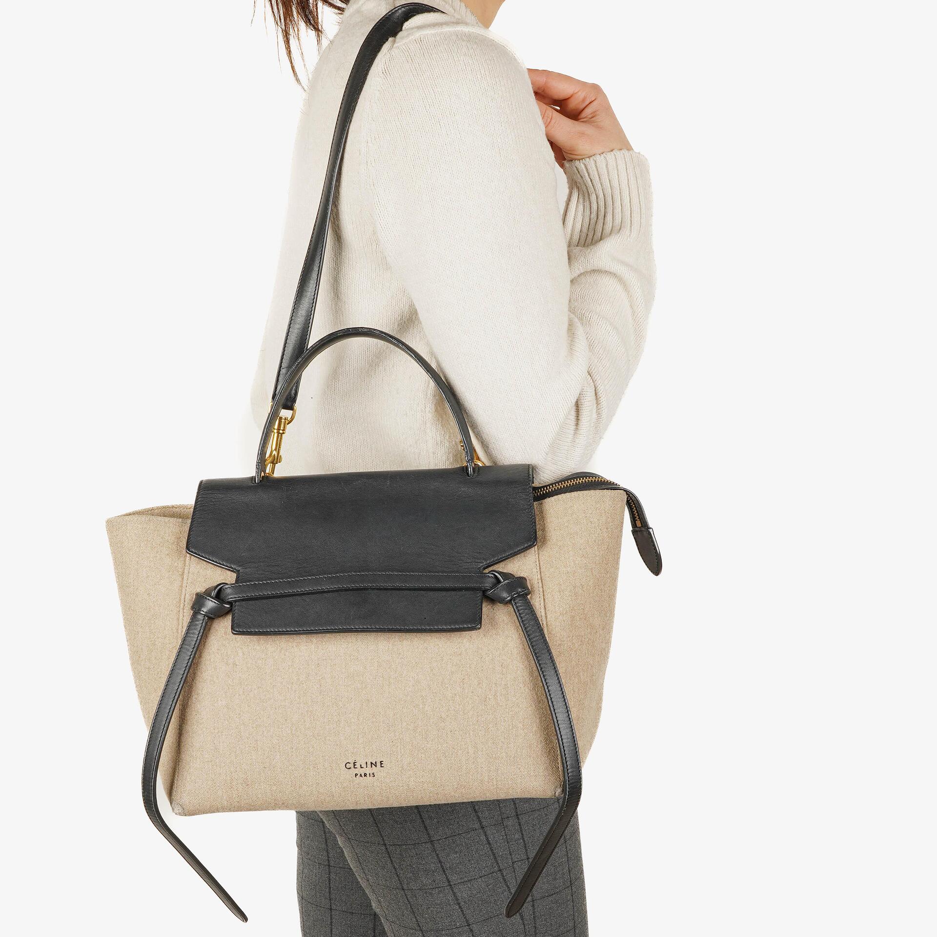 Celine Mini Beige Smooth Calfskin Belt Bag