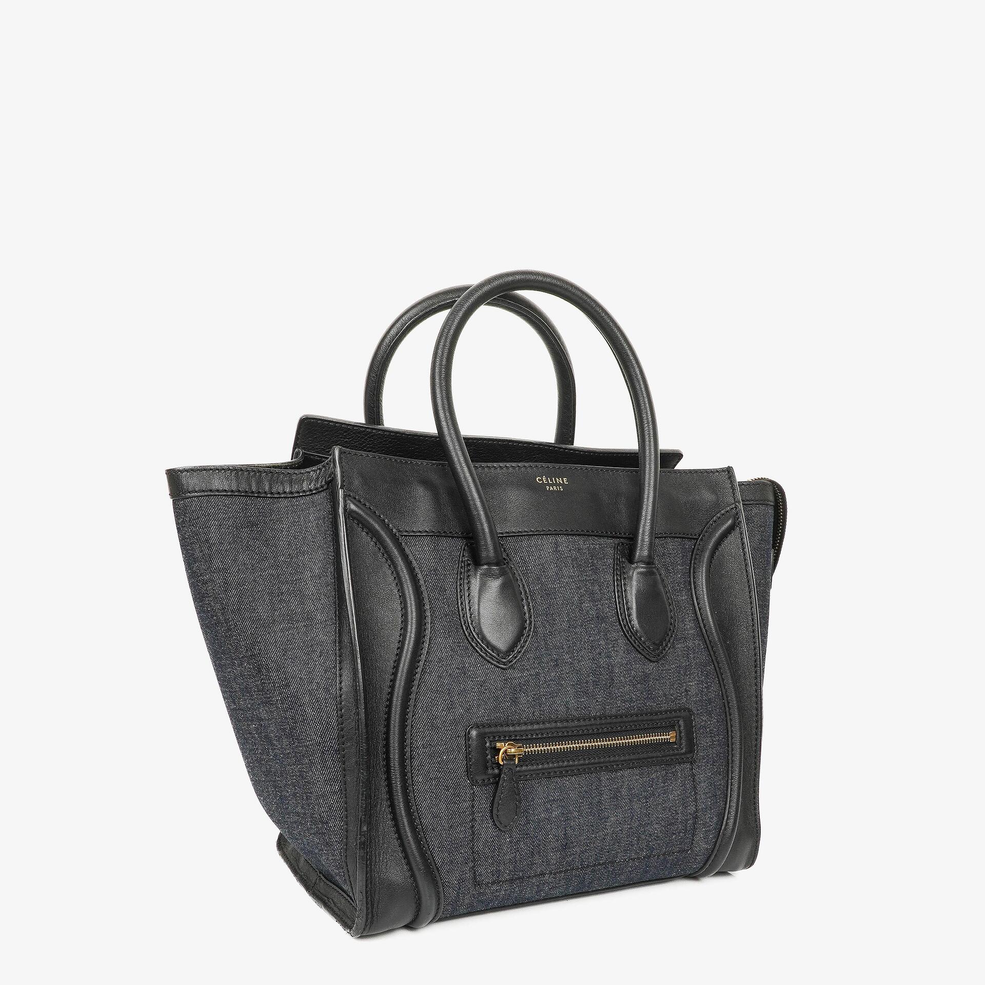 Celine Phantom Luggage Denim Medium Tote Bag
