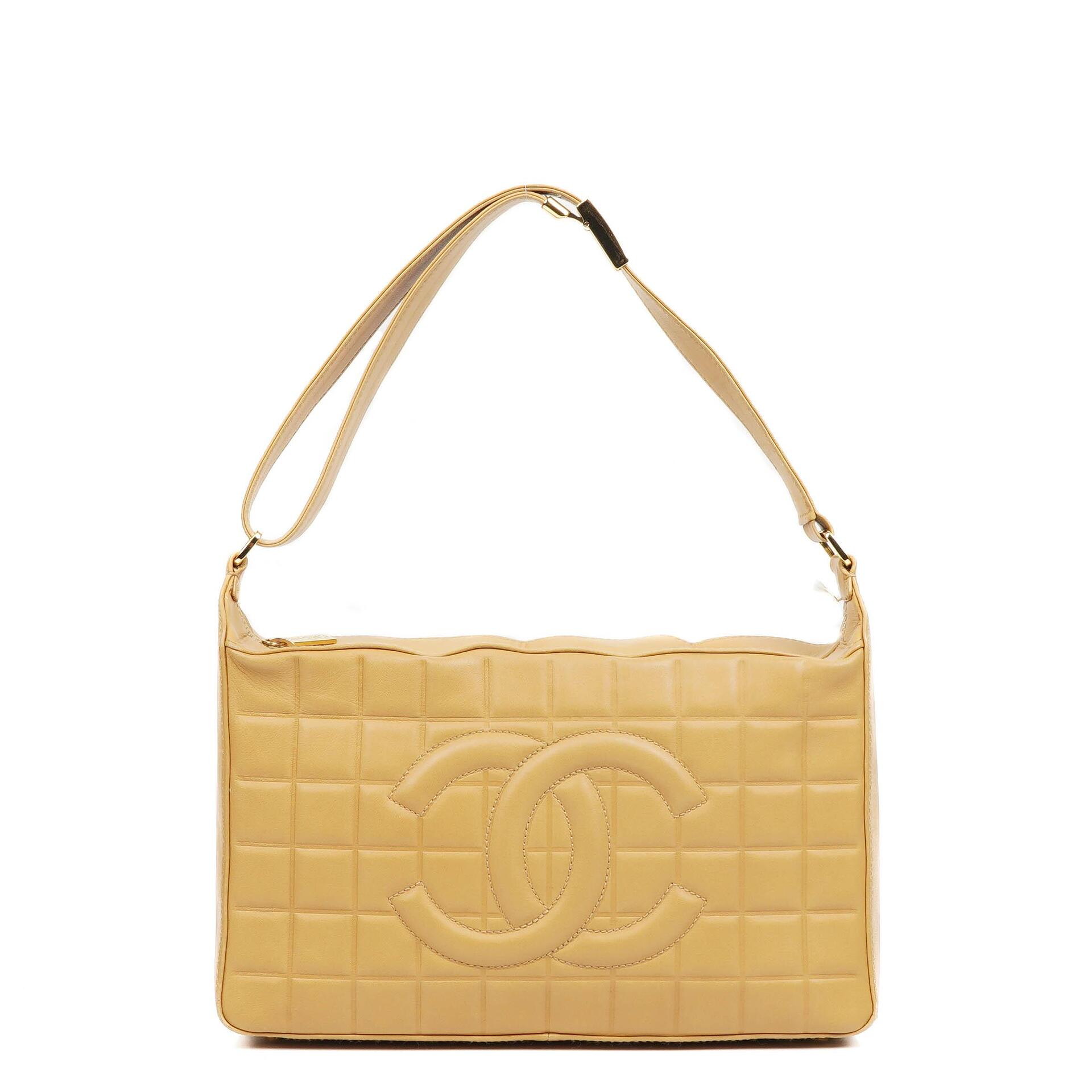 Sac à bandoulière Chanel Chocolate Bar en agneau