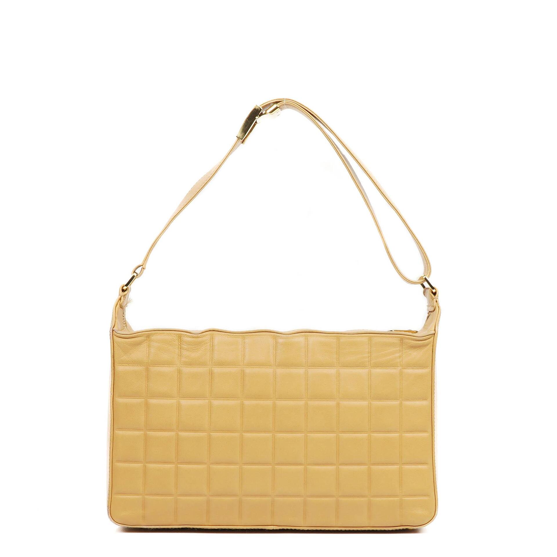 Sac à bandoulière Chanel Chocolate Bar en agneau
