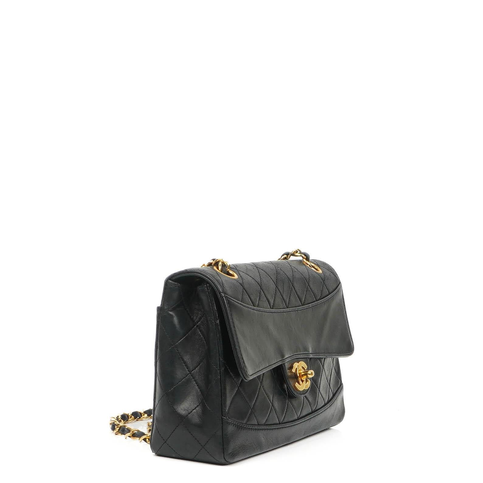 Chanel Classic Flap Bag Lambskin 24k Gold-Plated Hardware