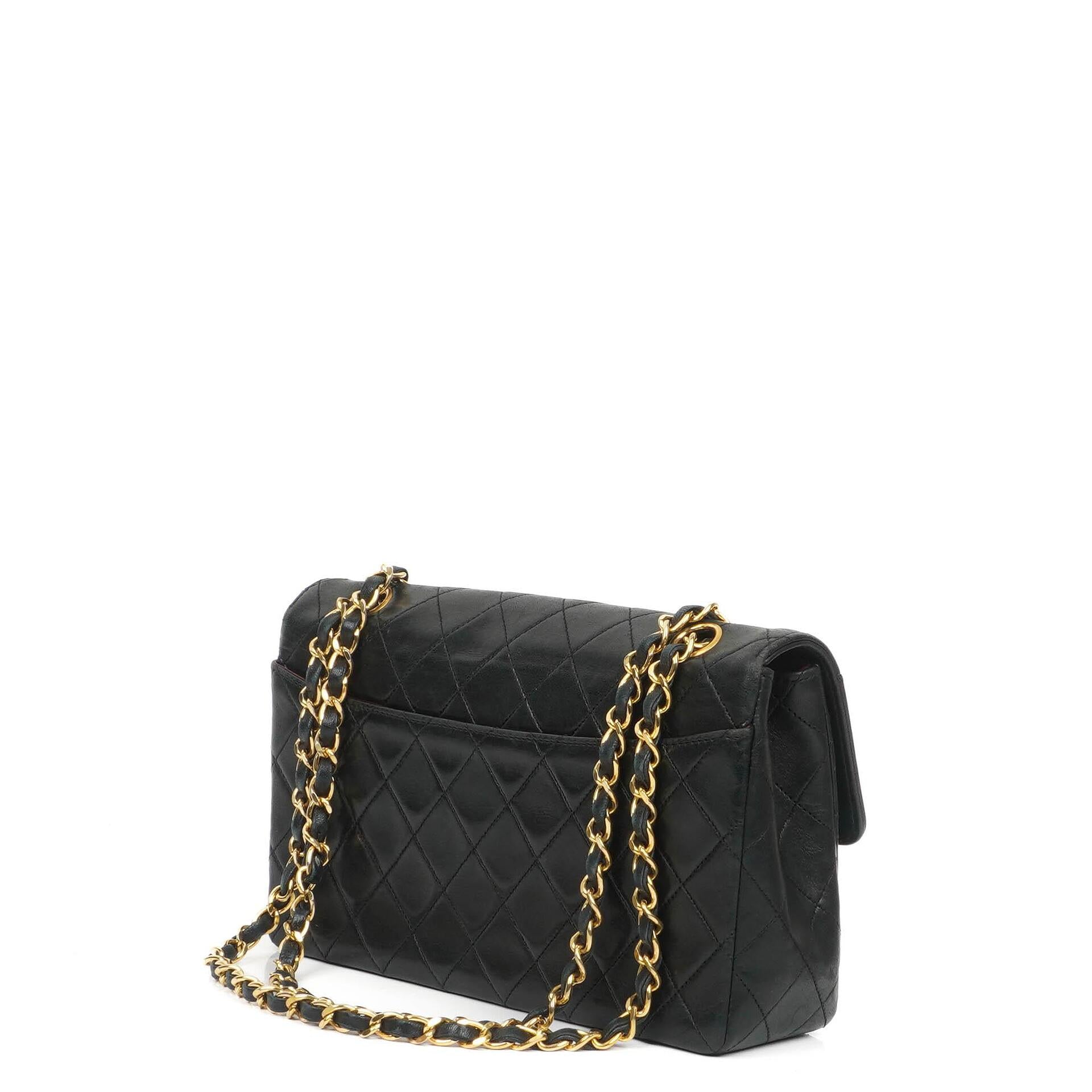 Chanel Classic Flap Bag Lambskin 24k Gold-Plated Hardware
