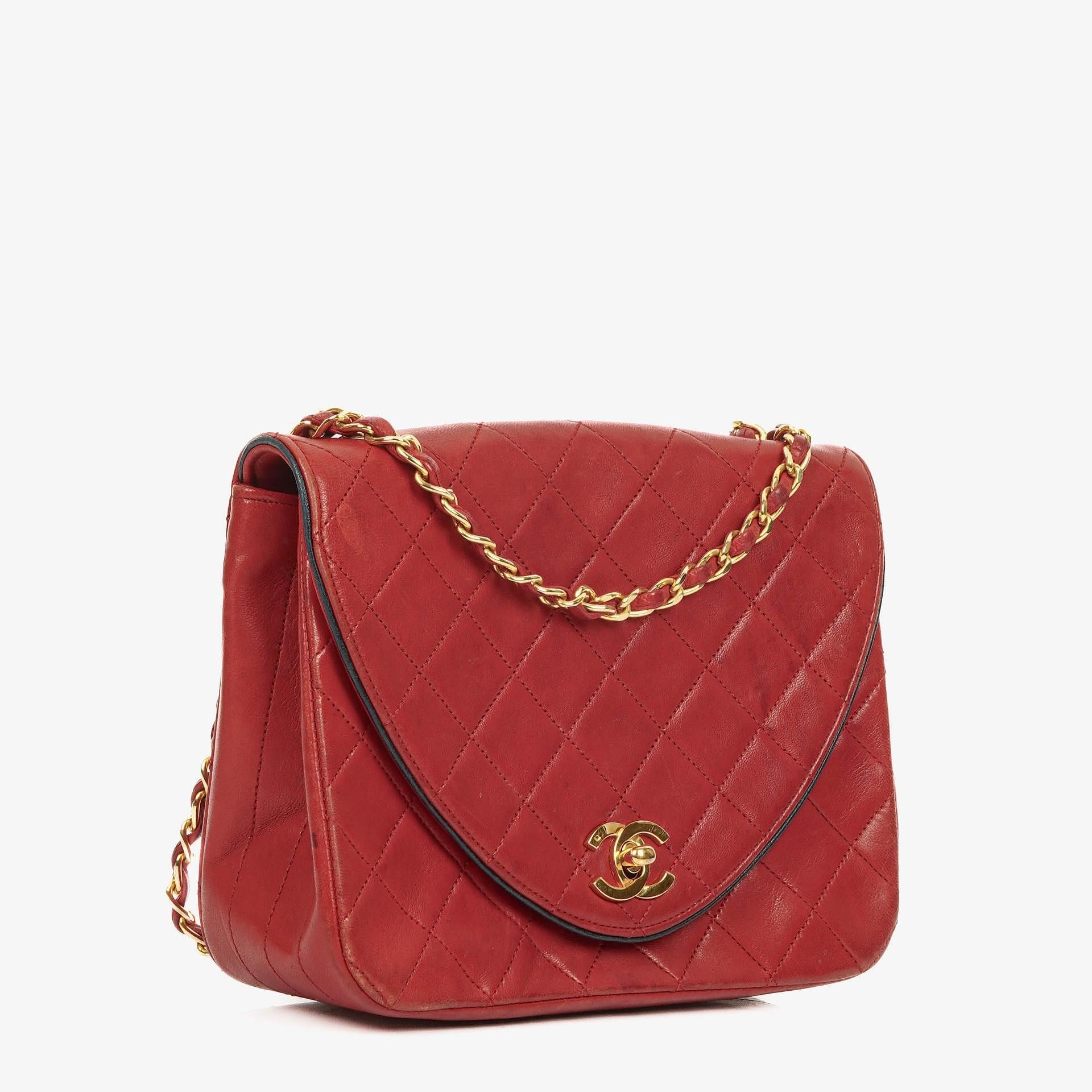 Chanel Classic Single Flap Bag Quilted Lambskin With 24K Gold-Plated Hardware