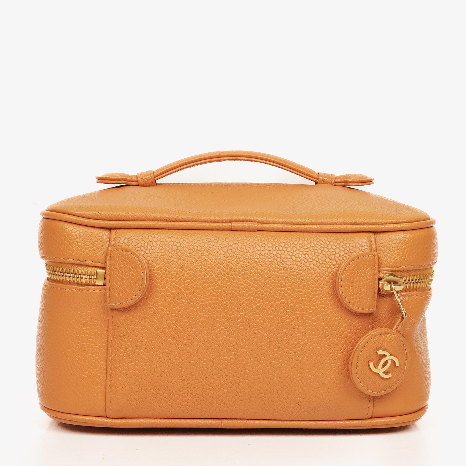 Chanel Leather Cosmetic Vanity Case