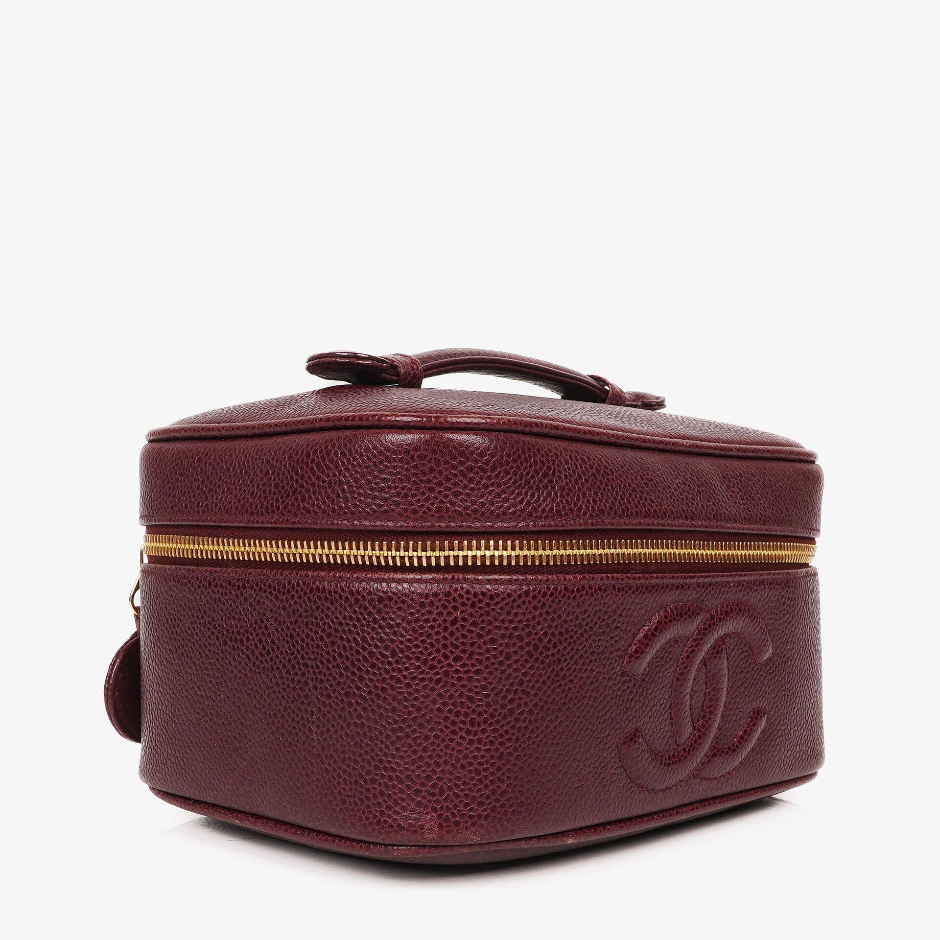 Chanel Leather Vanity Case