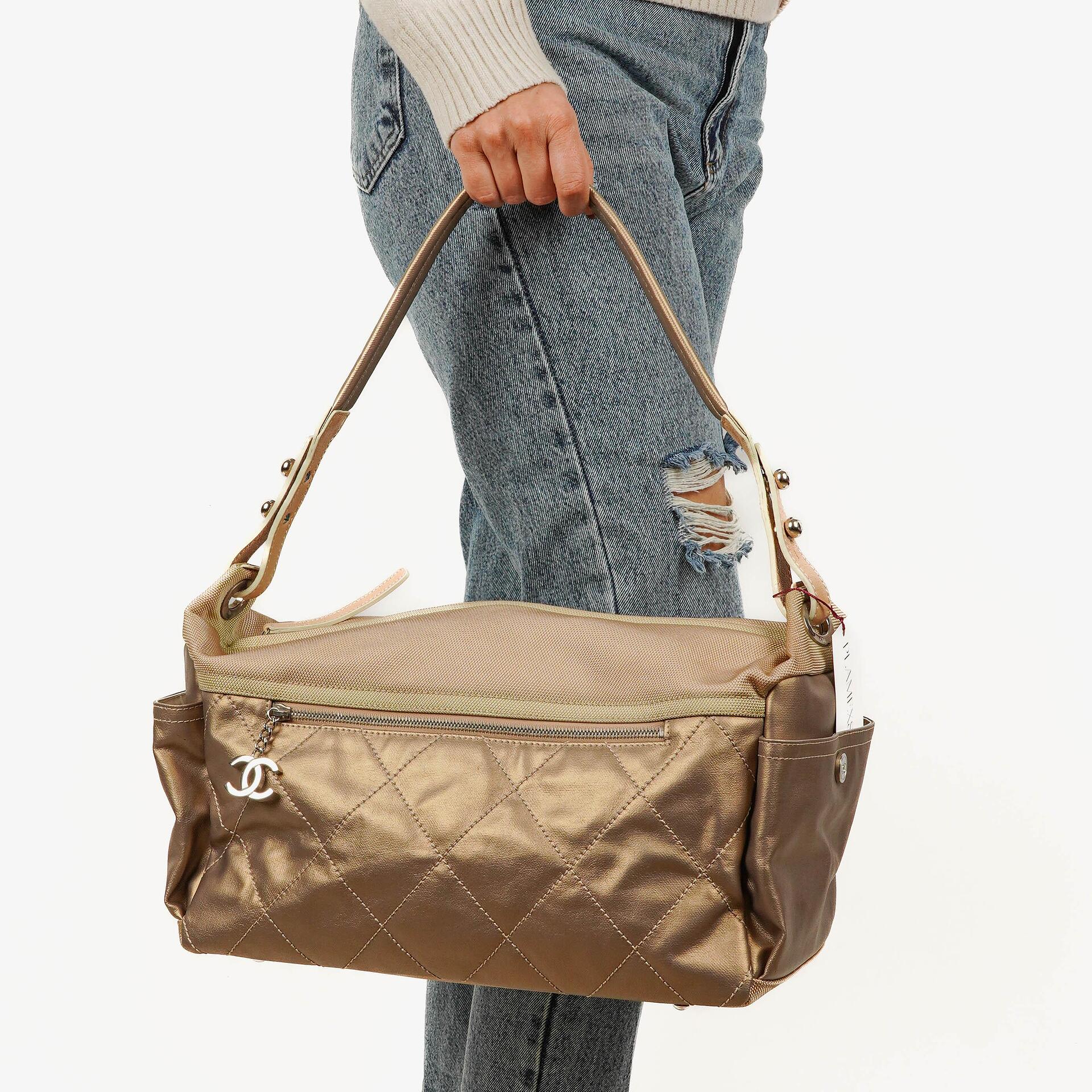 Chanel Paris-Biarritz Gold Hobo Bag