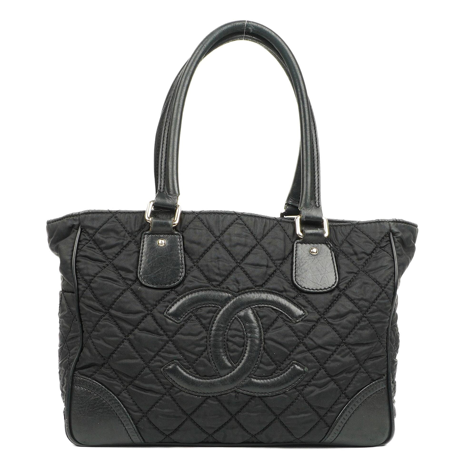 Chanel Paris New York Line Tote Bag Black