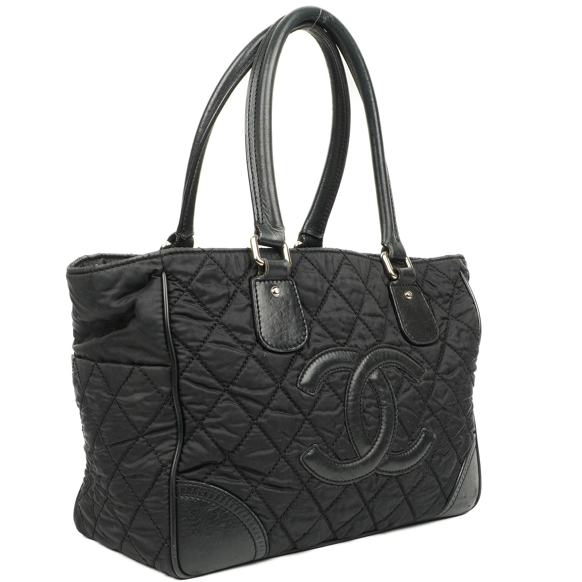 Chanel Paris New York Line Tote Bag Black