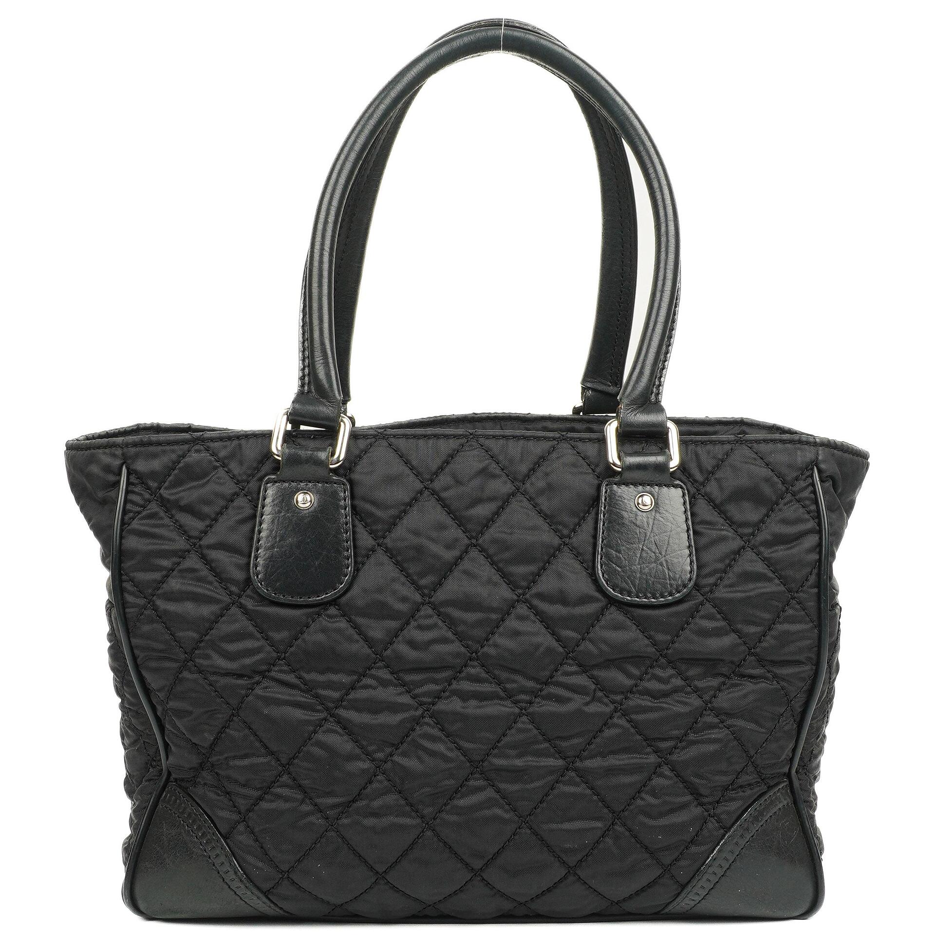 Chanel Paris New York Line Tote Bag Black